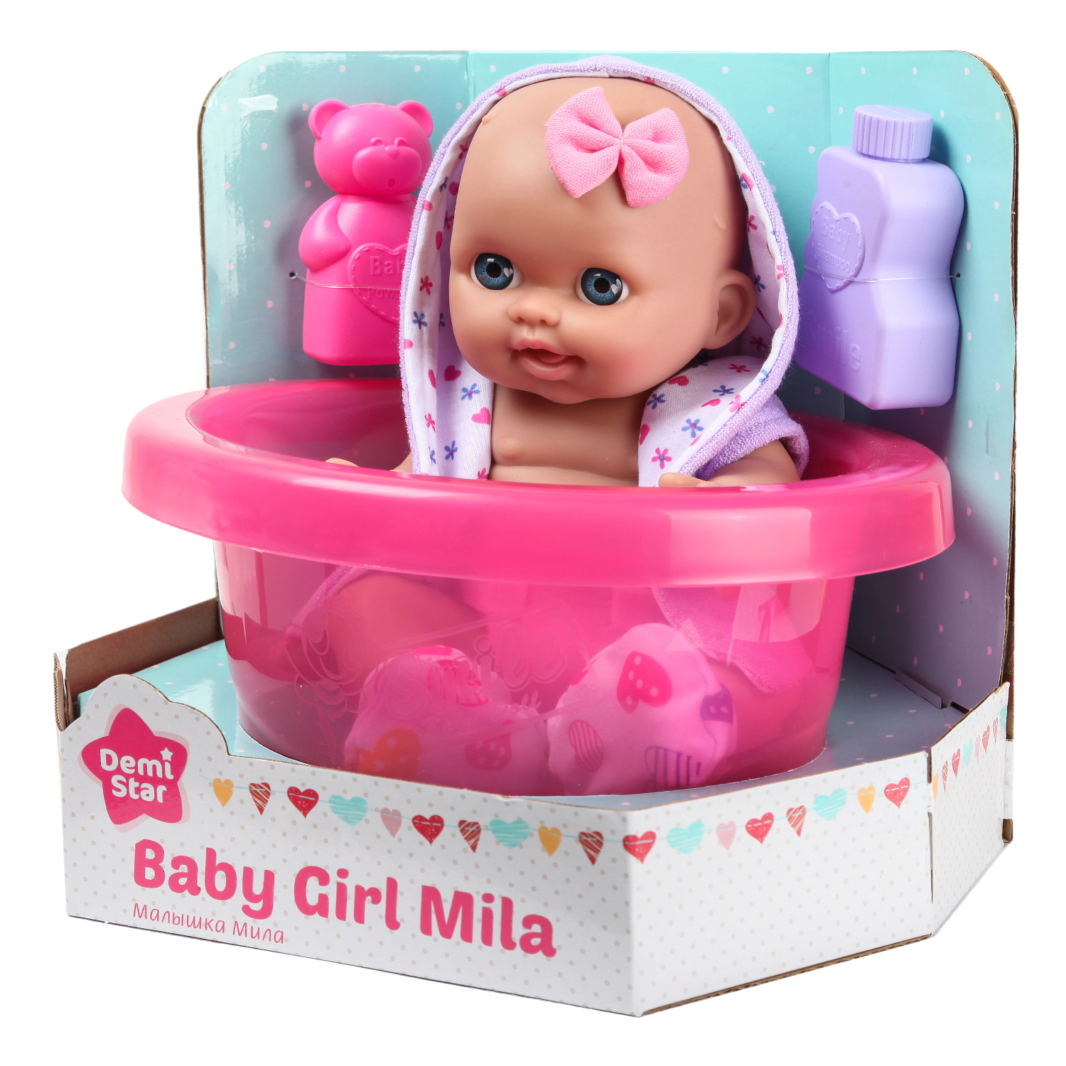 Кукла пупс Demi Star Малышка Мила 66839B - фото 7