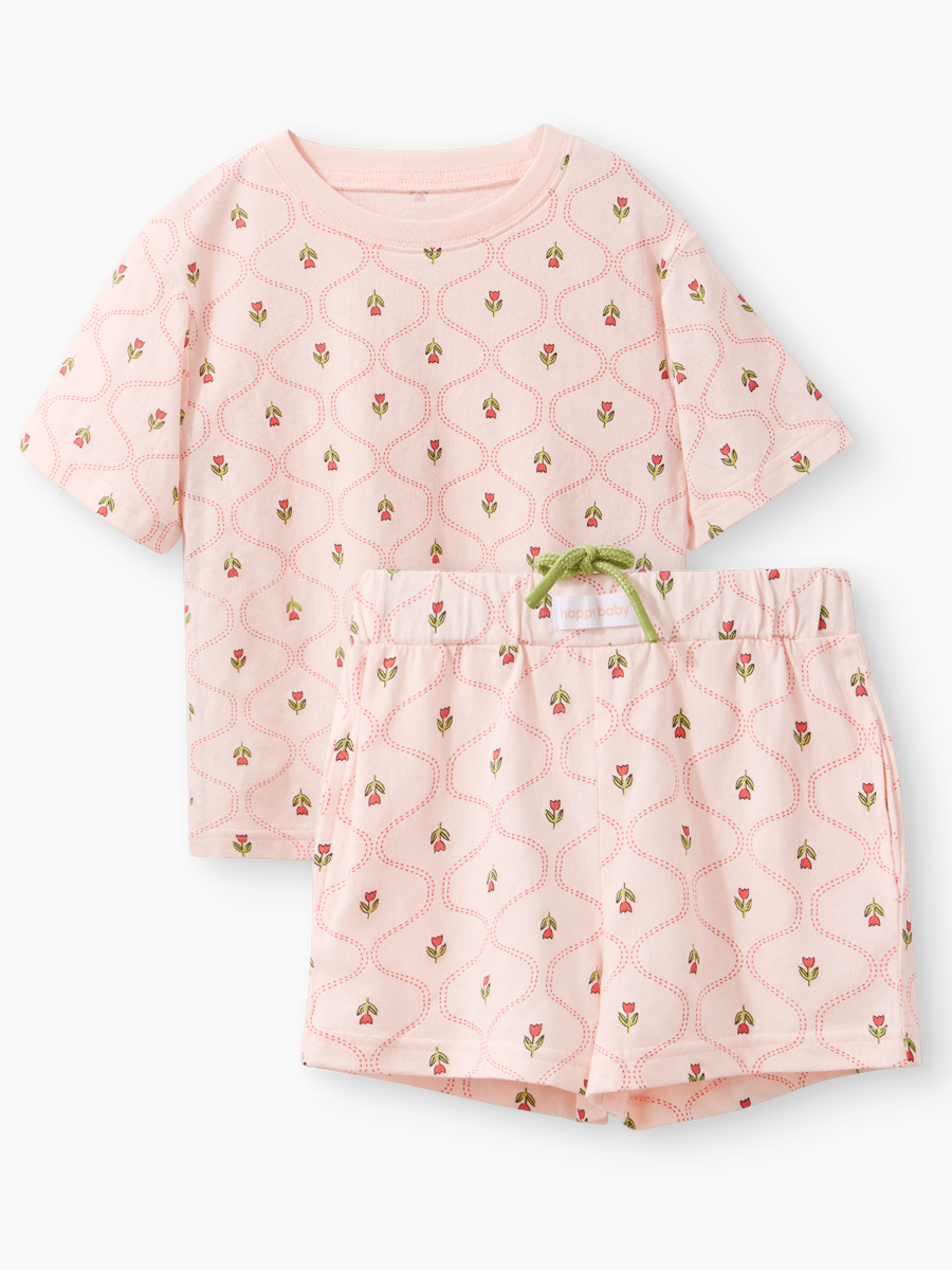 Пижама 2 шт Happy Baby 90150-1_white_pink - фото 3