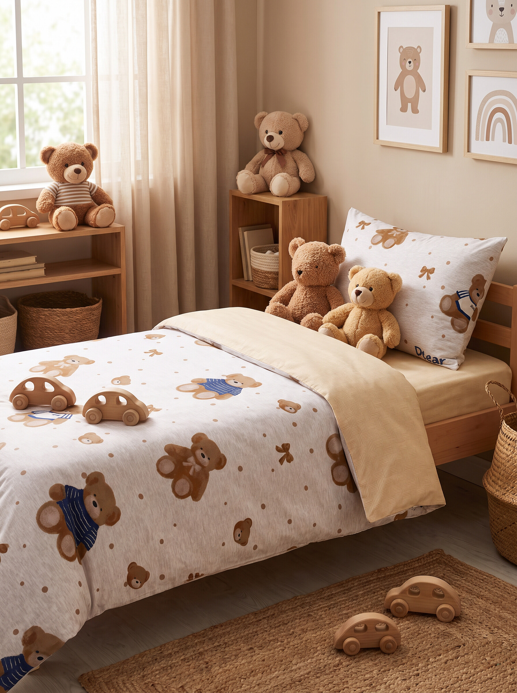 Комплект постельного белья COROCOCO Мишутка, 160х80 см детский 3 предм. - фото 2
