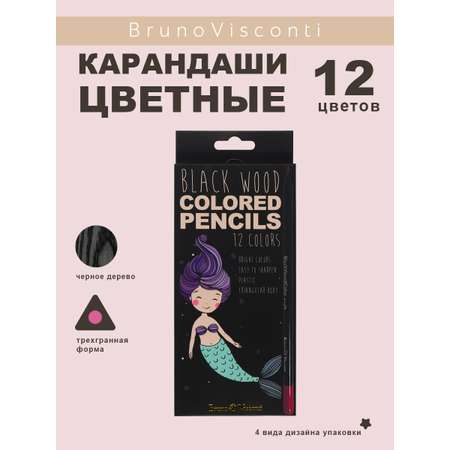 Карандаши цветные Bruno Visconti 12 шт.