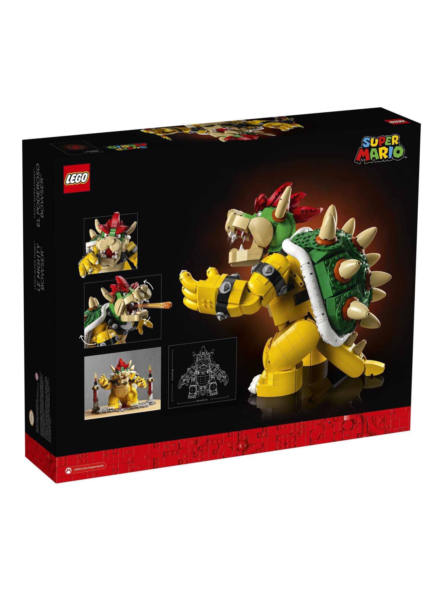 Конструктор LEGO Super Mario Могучий Боузер 2807 дет. - фото 10