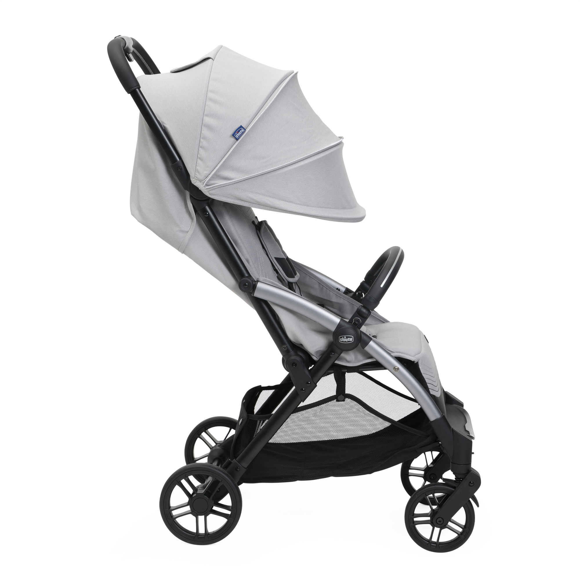 Коляска прогулочная Chicco Xplus Pearl grey серый - фото 4