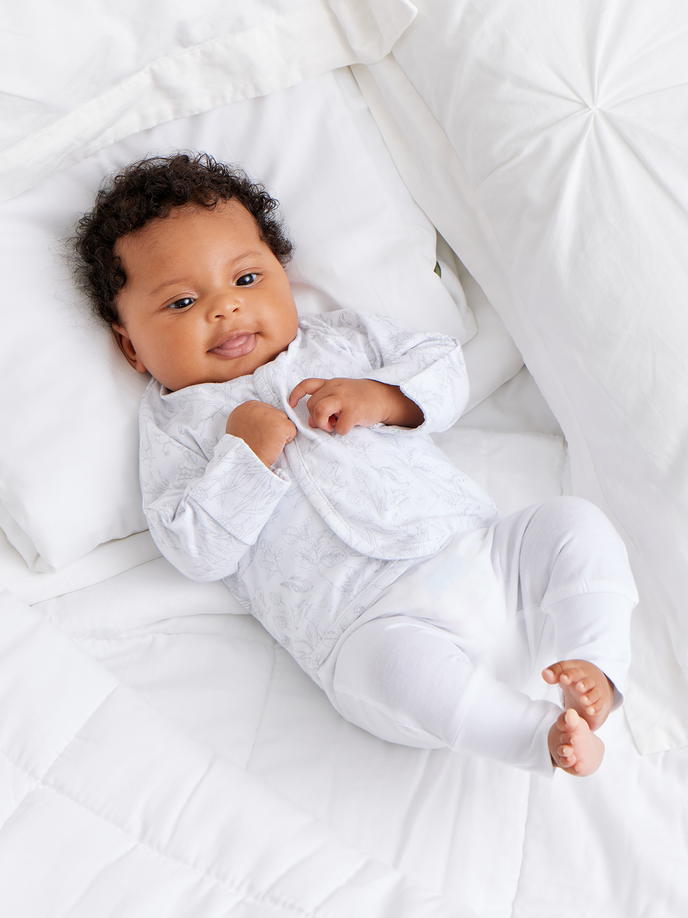 Рубашка 2 шт Happy Baby 90123_white-nature - фото 14