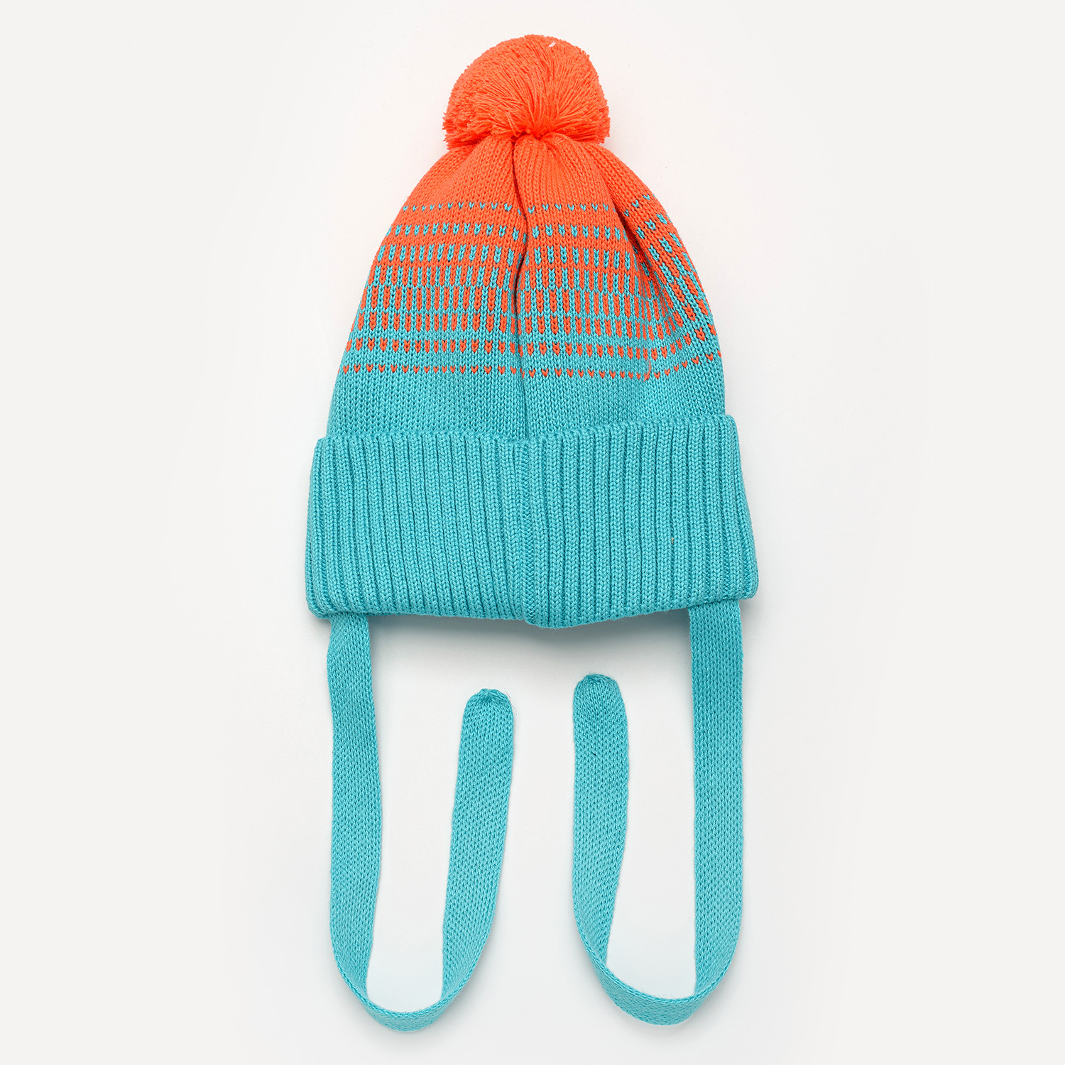 Шапка Artel 01683-32_бирюзовый/оранжевый неон - фото 3