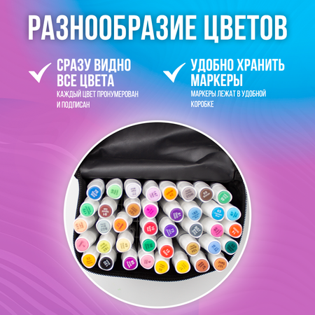 Скетчмаркер Rich New двусторонний 40 цв.