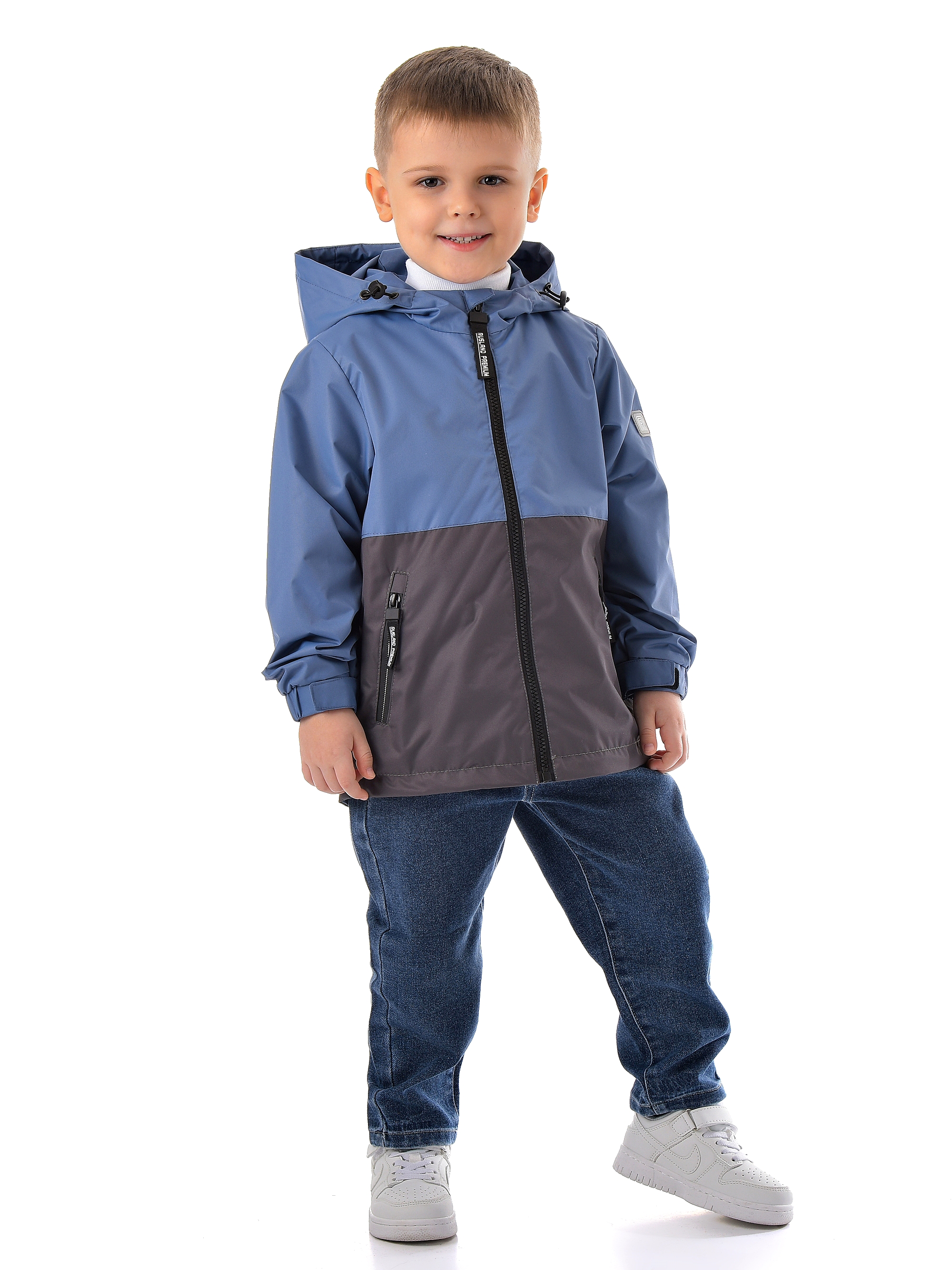 Ветровка Rusland 0124джинс - фото 3