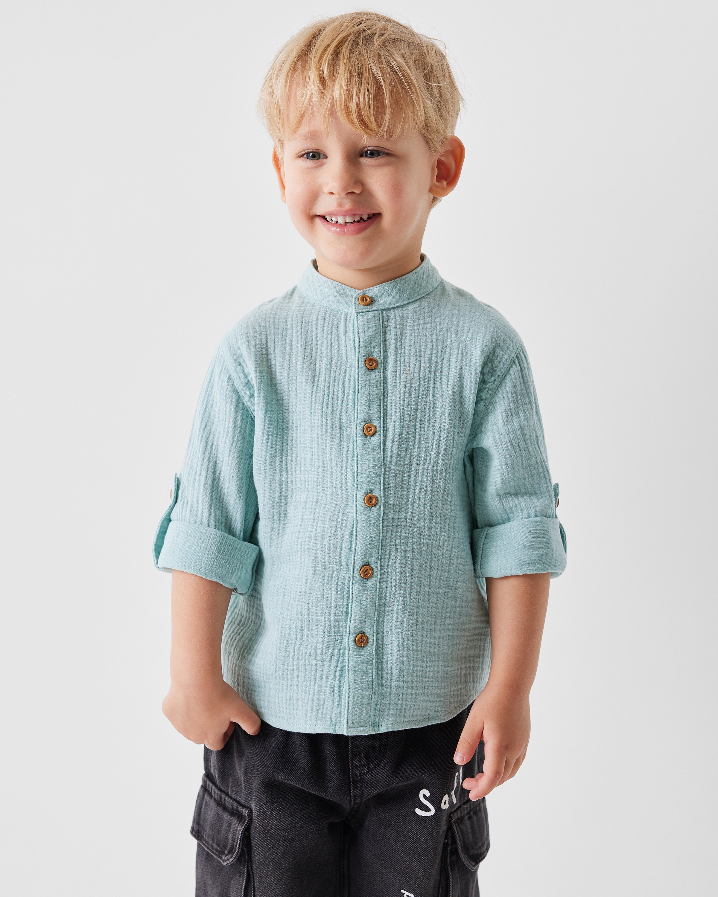 Рубашка BabyGо KBP-AW25-34BGib-55 - фото 7