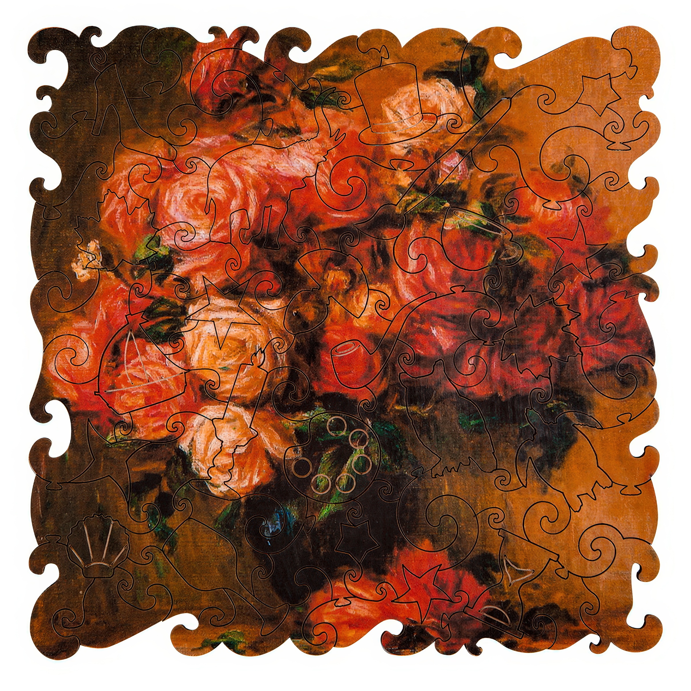 Пазл 1TOY Букет роз деревянный - фото 2