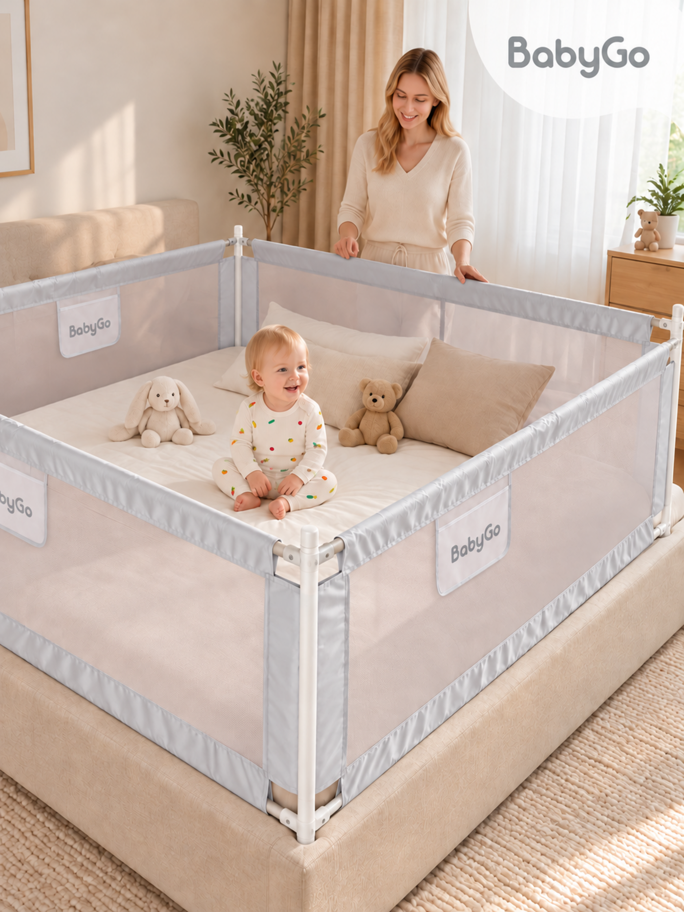 Барьер-ограничитель BabyGo 180 см - фото 7