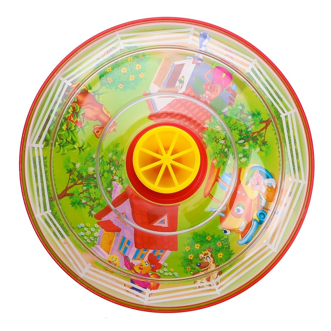 Игрушка Стеллар юла Домик в деревне диаметр 14 см - фото 3