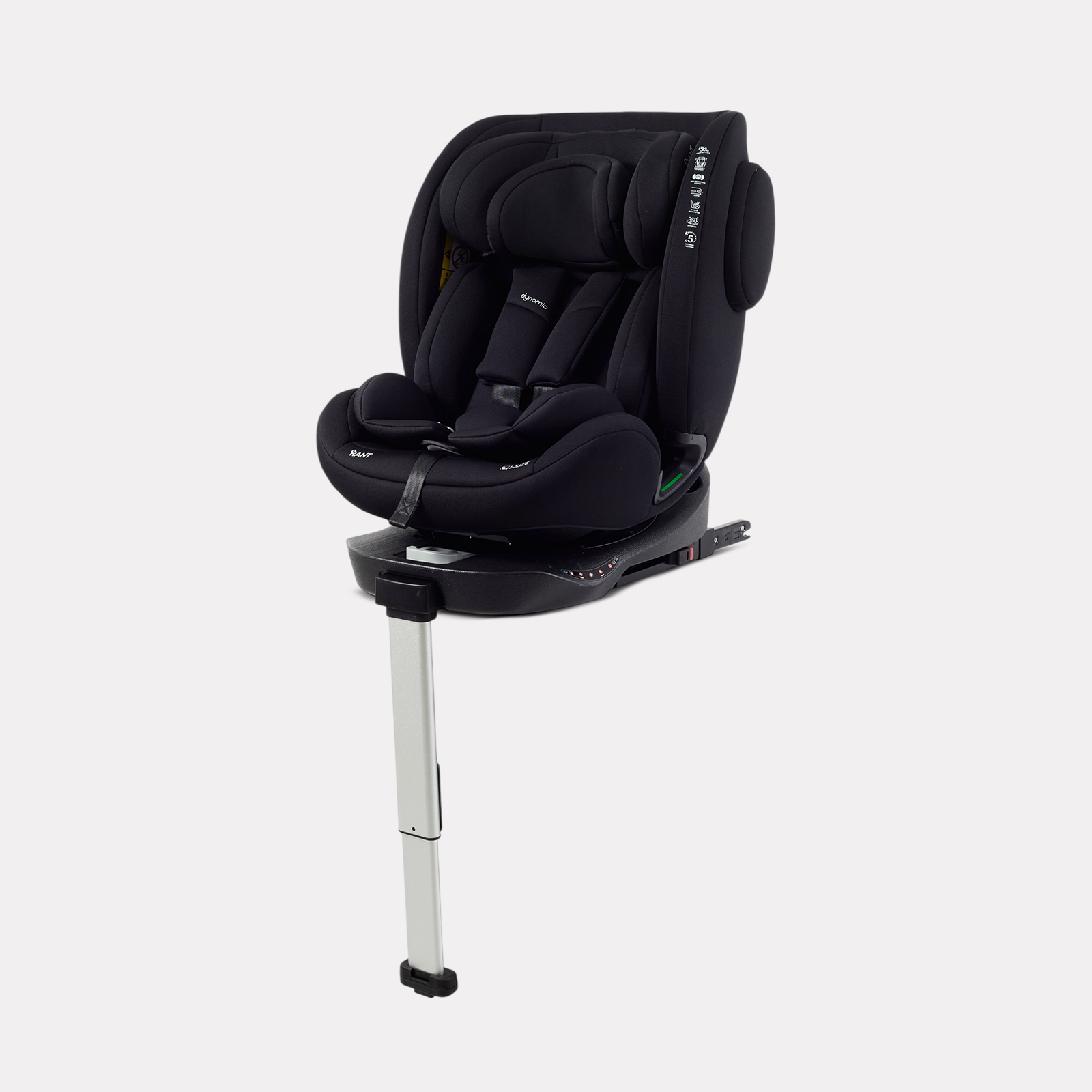 Автокресло Rant Basic Dynamic Isofix 0+/1/2/3 (0-36 кг) черный - фото 1