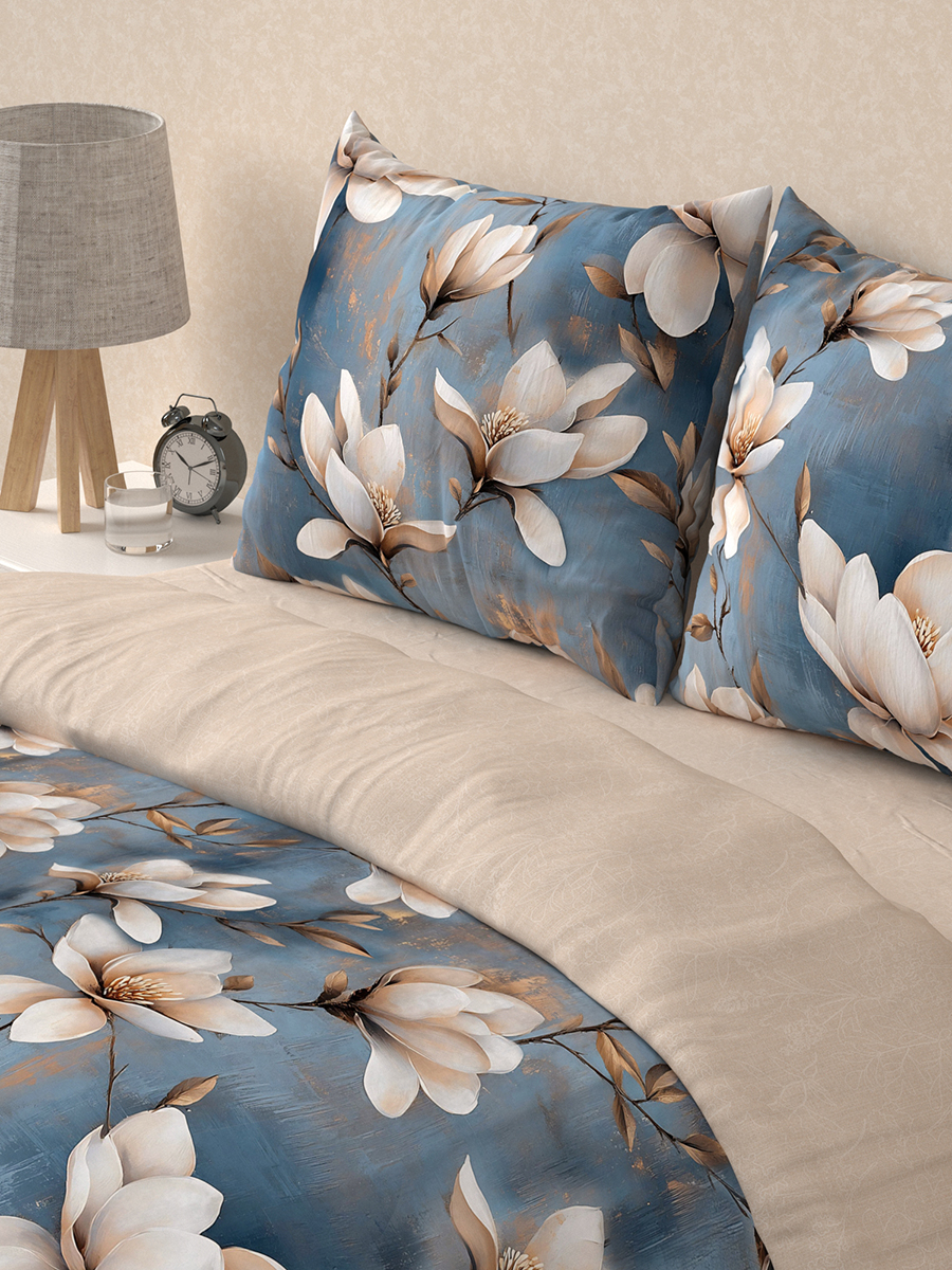 Комплект постельного белья BRAVO Леванора поплин двуспальный 4 предм. - фото 2