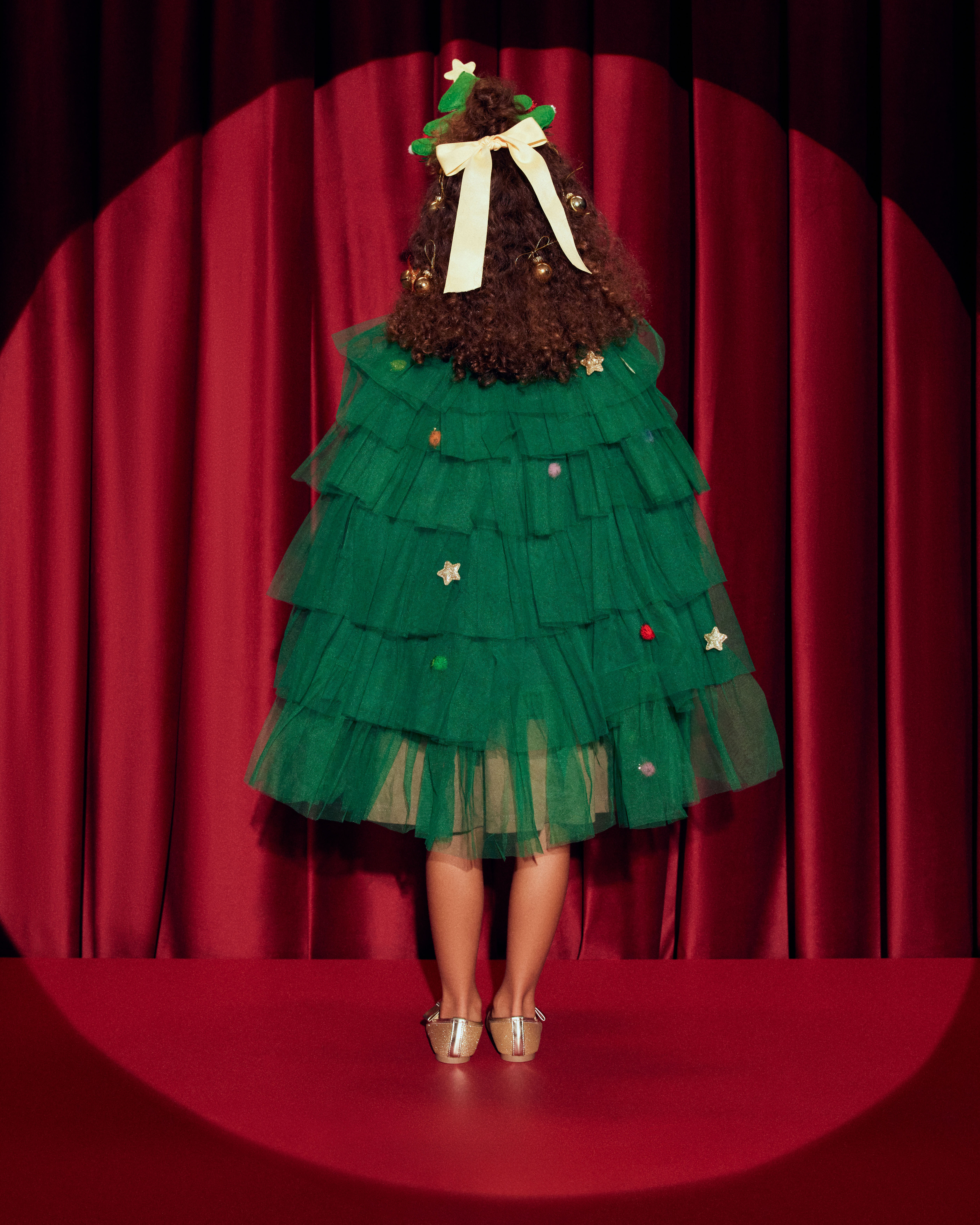 Костюм карнавальный Grimmo Ёлочка W24-CS01GRkg-44 - фото 17