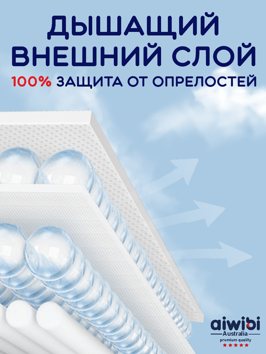 Подгузники AIWIBI Premium L 10 шт. - фото 3