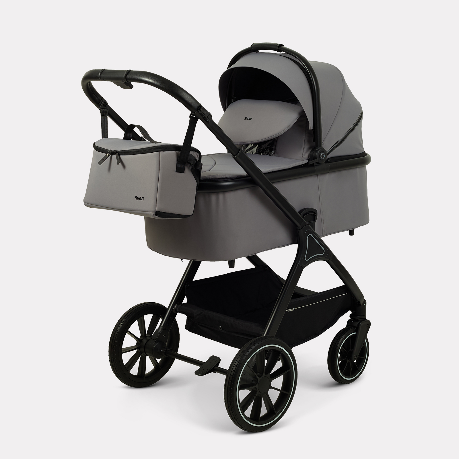 Коляска 2в1 Rant Basic Terra 2в1 серый - фото 1