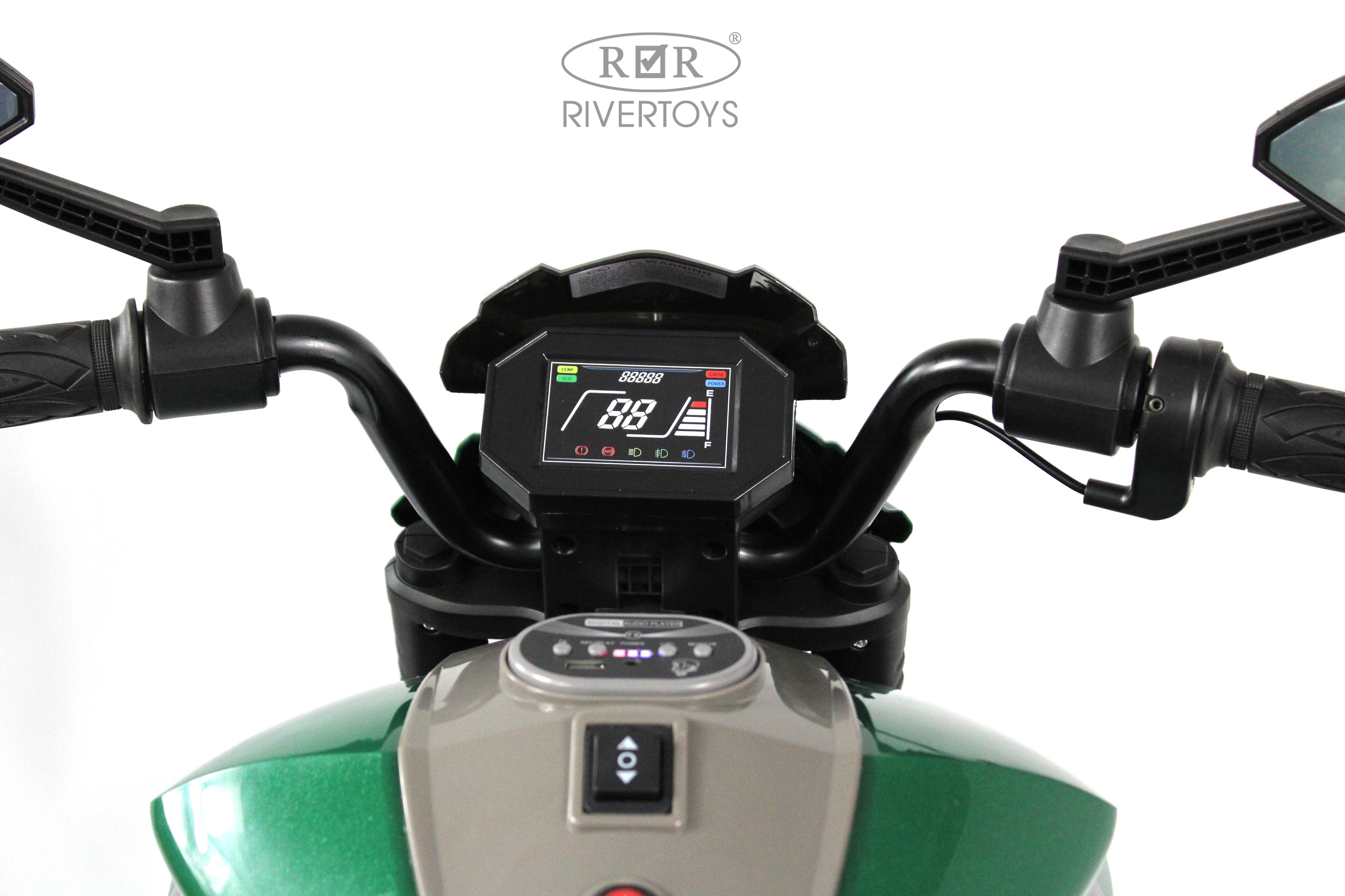 Электромобиль RIVERTOYS C111MC-GREEN - фото 11