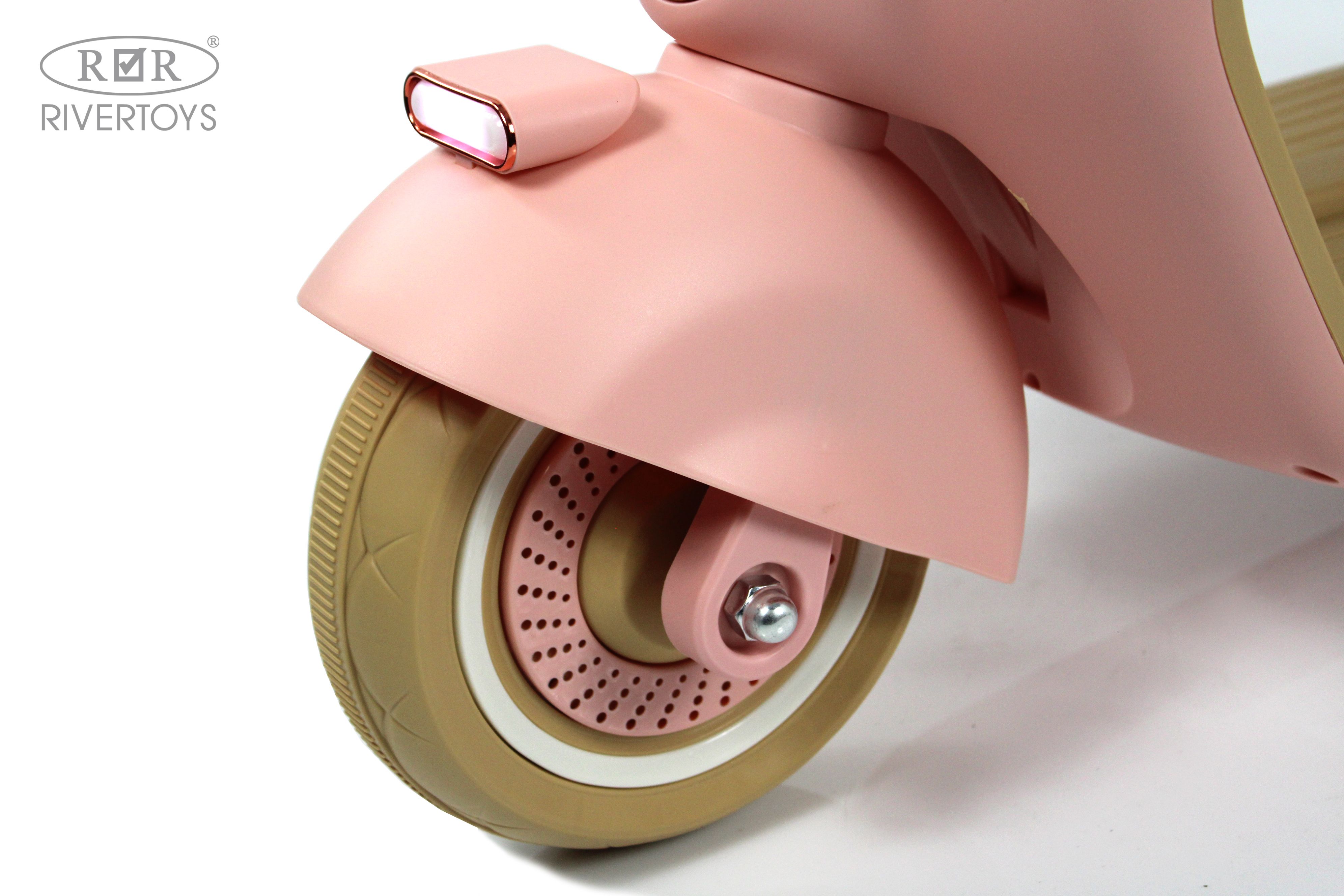 Электромобиль RIVERTOYS K444PX-PINK - фото 14