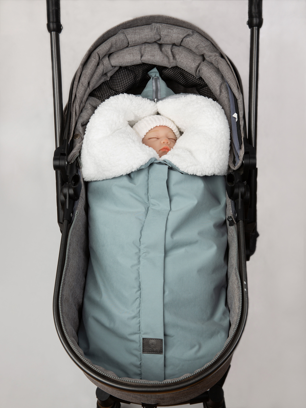 Конверт в коляску inlovery Нортес серый - фото 12