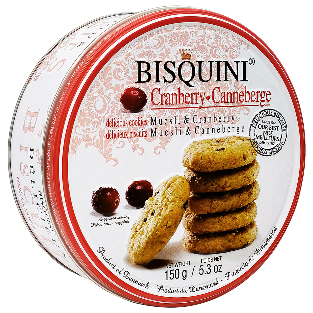 Печенье Bisquini Мюсли с клюквой - фото 4