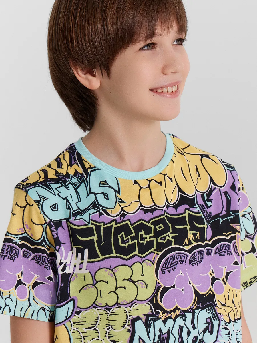 Пижама Mark Formelle (Марк Формэль) 563318/цветные граффити - фото 5