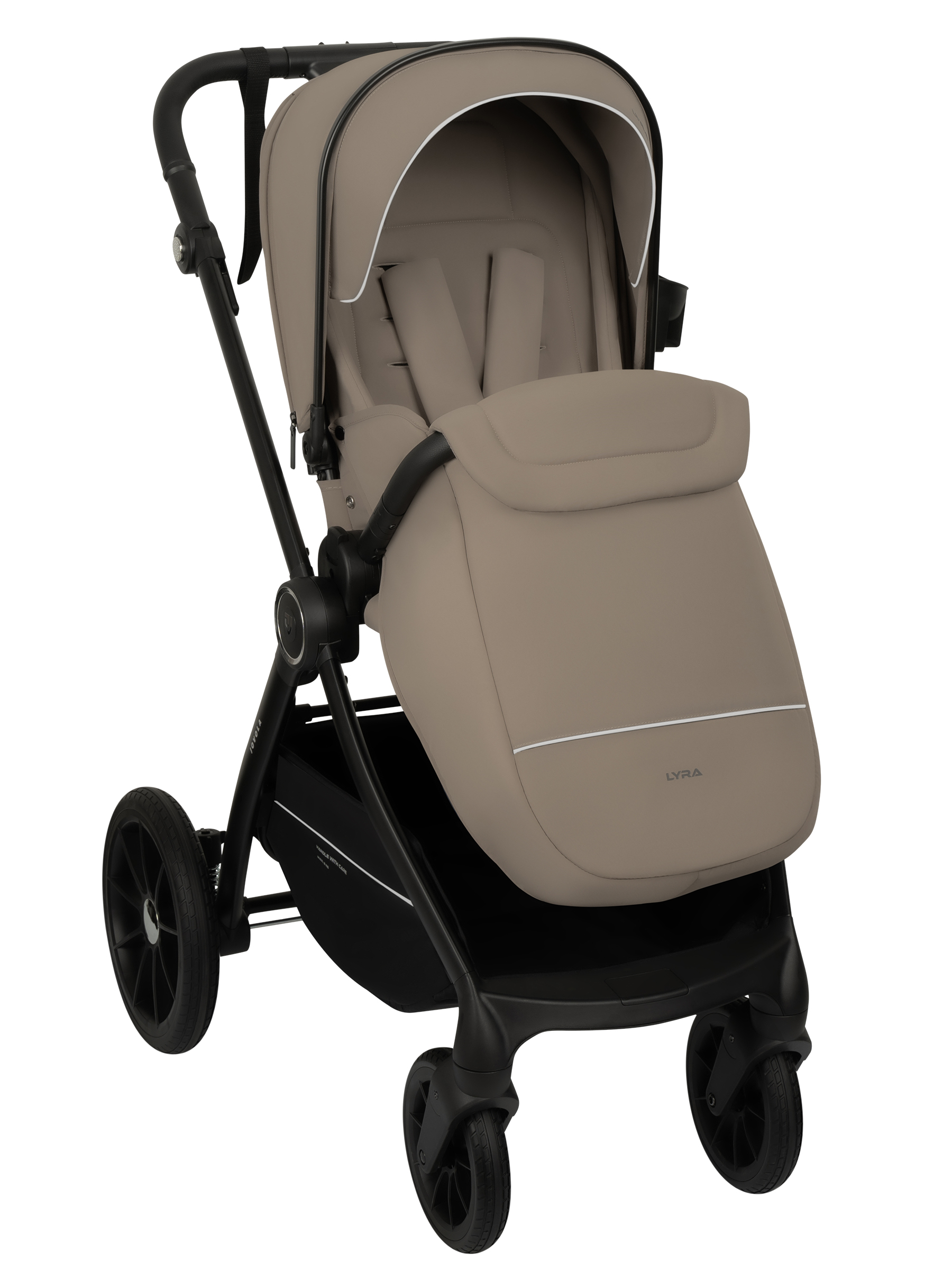 Коляска прогулочная JOVOLA LYRA темно-бежевый - фото 3