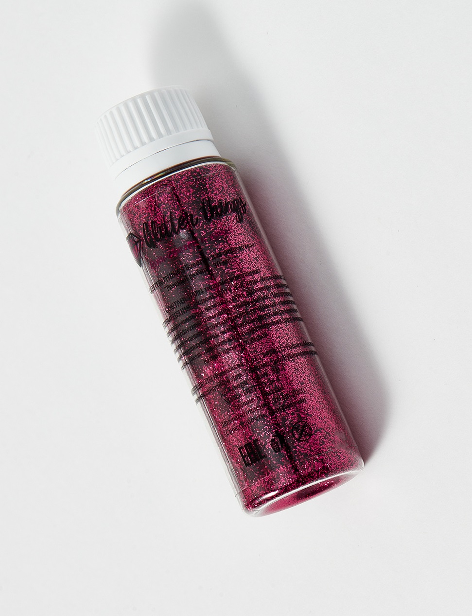 Блестки Glitter Things для макияжа маникюра рисования и декора Розовый Рубин - фото 5