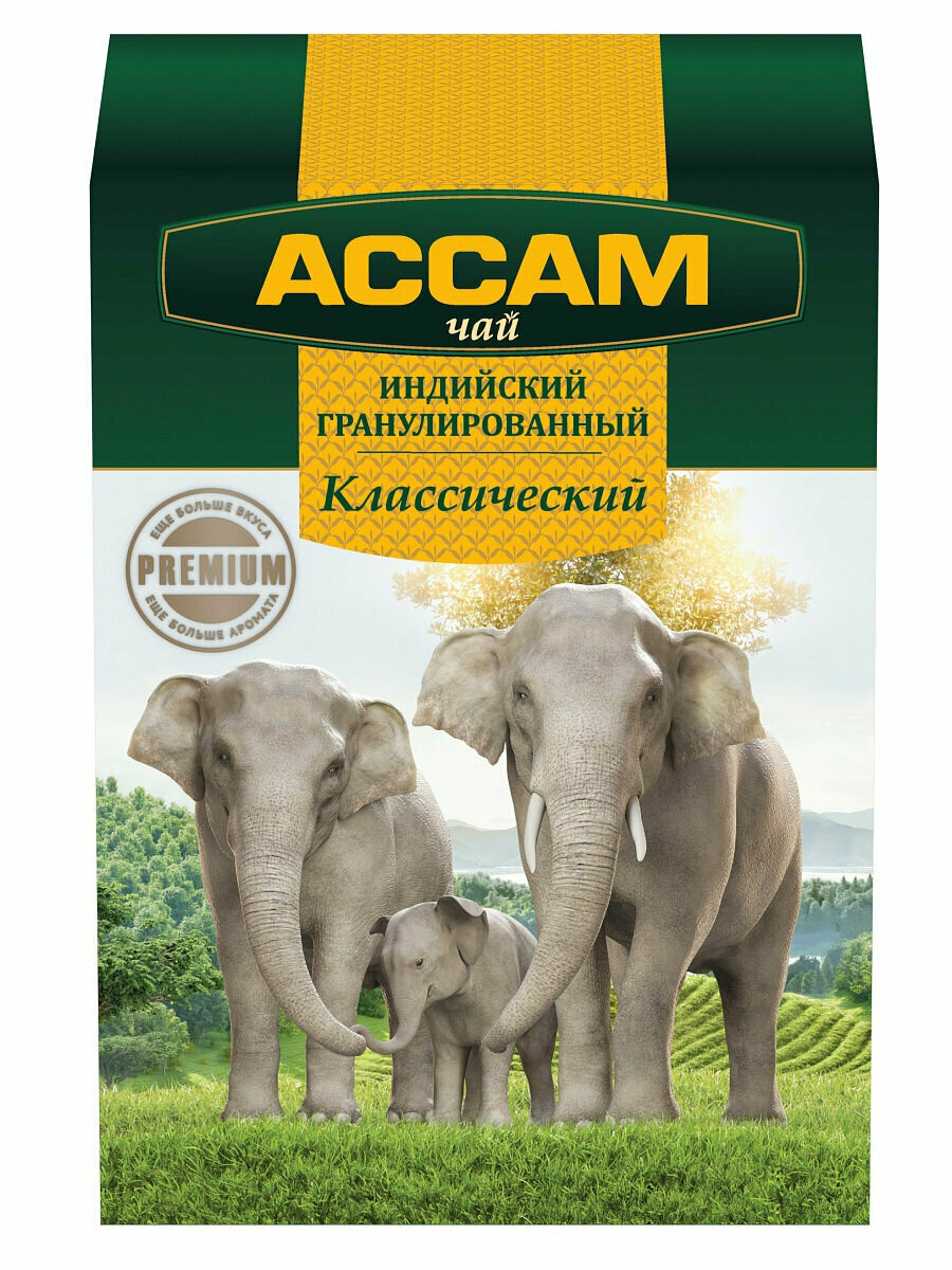 Чай листовой Ассам черный индийский гранулированный Ассам Классический Premium 500 гр - фото 2
