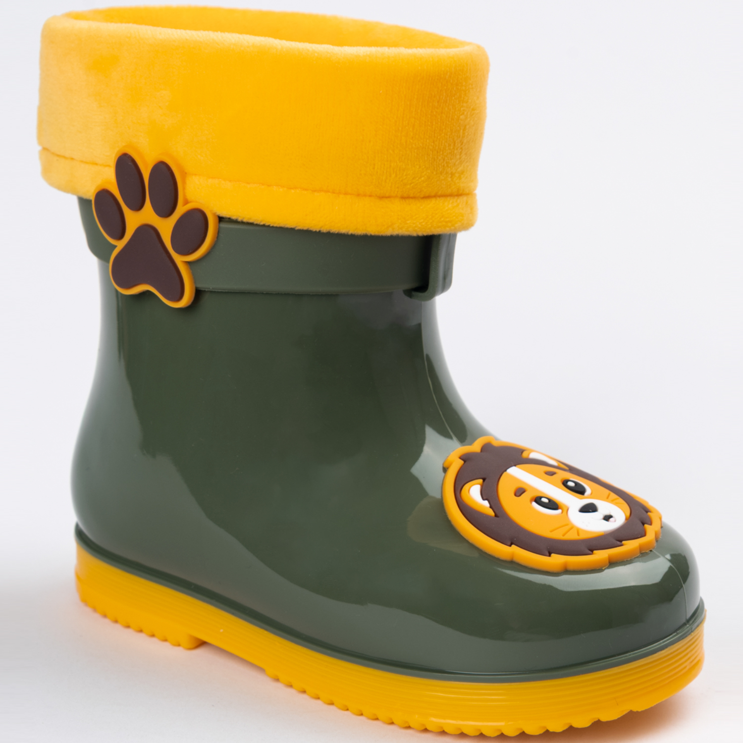 Резиновые сапоги TikkaGo 8U03_2433-1_khaki-yellow - фото 4