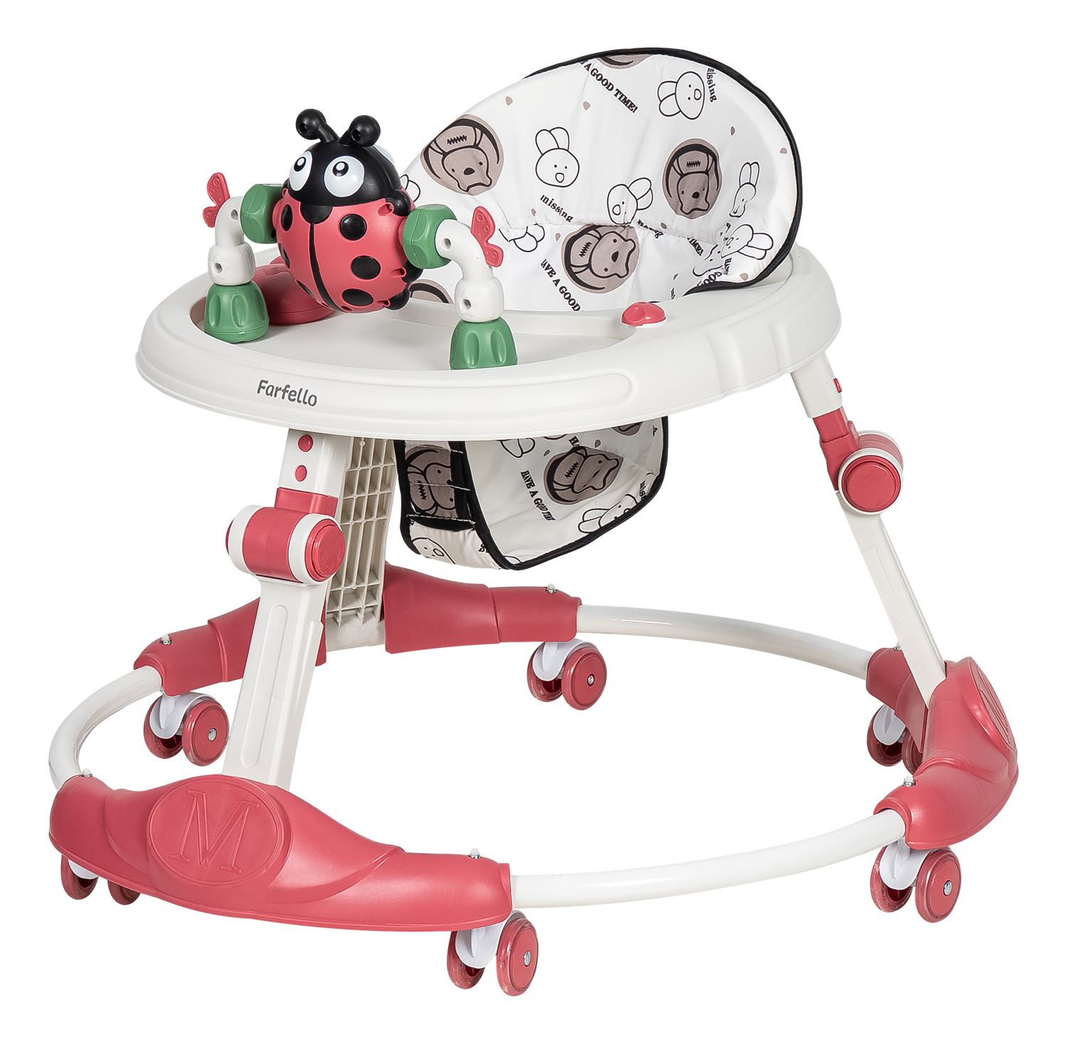 Ходунки Farfello A3 красный - фото 5