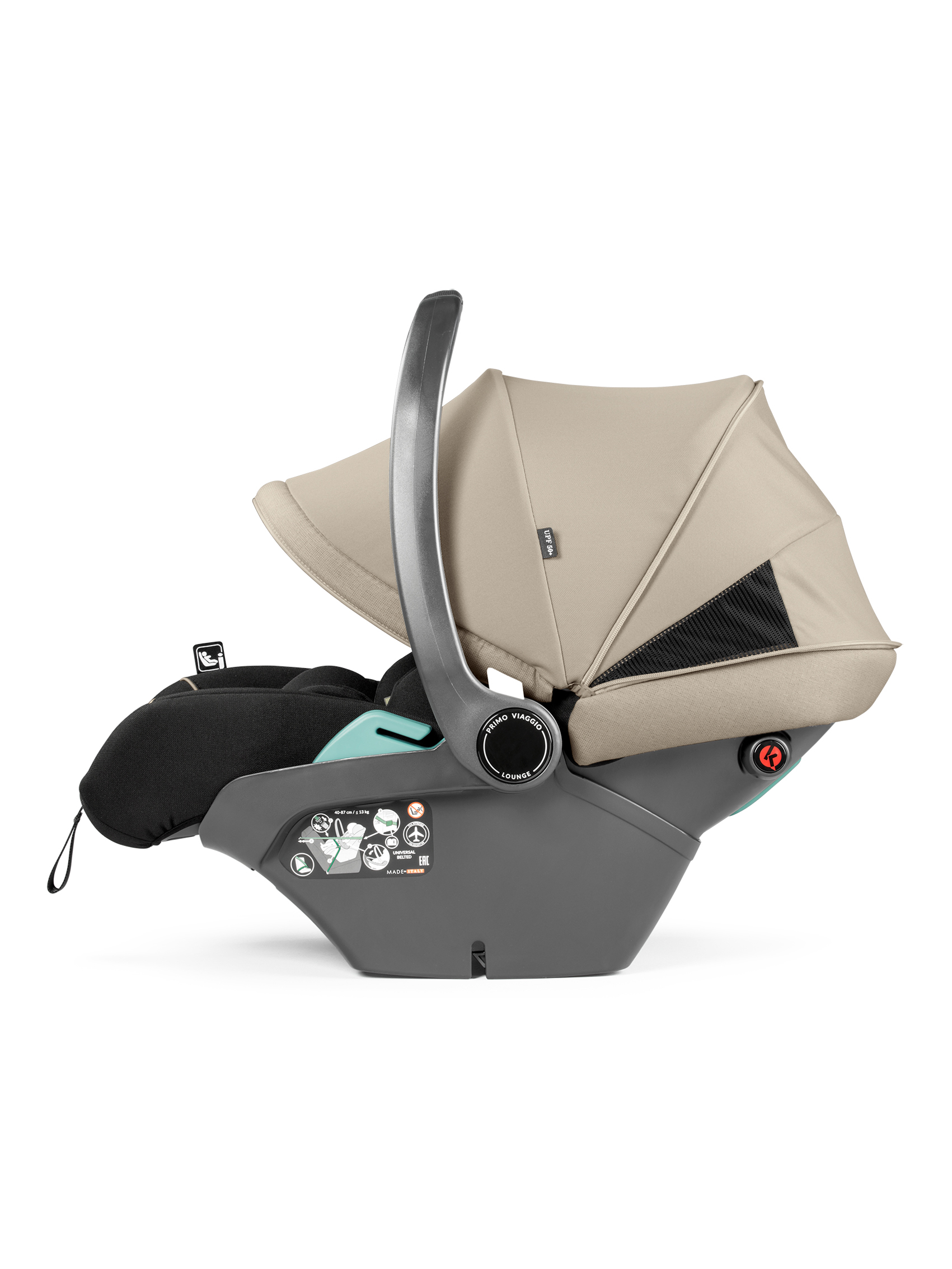 Автокресло Peg-Perego Lounge 0 (0 -13 кг) бежевый - фото 5