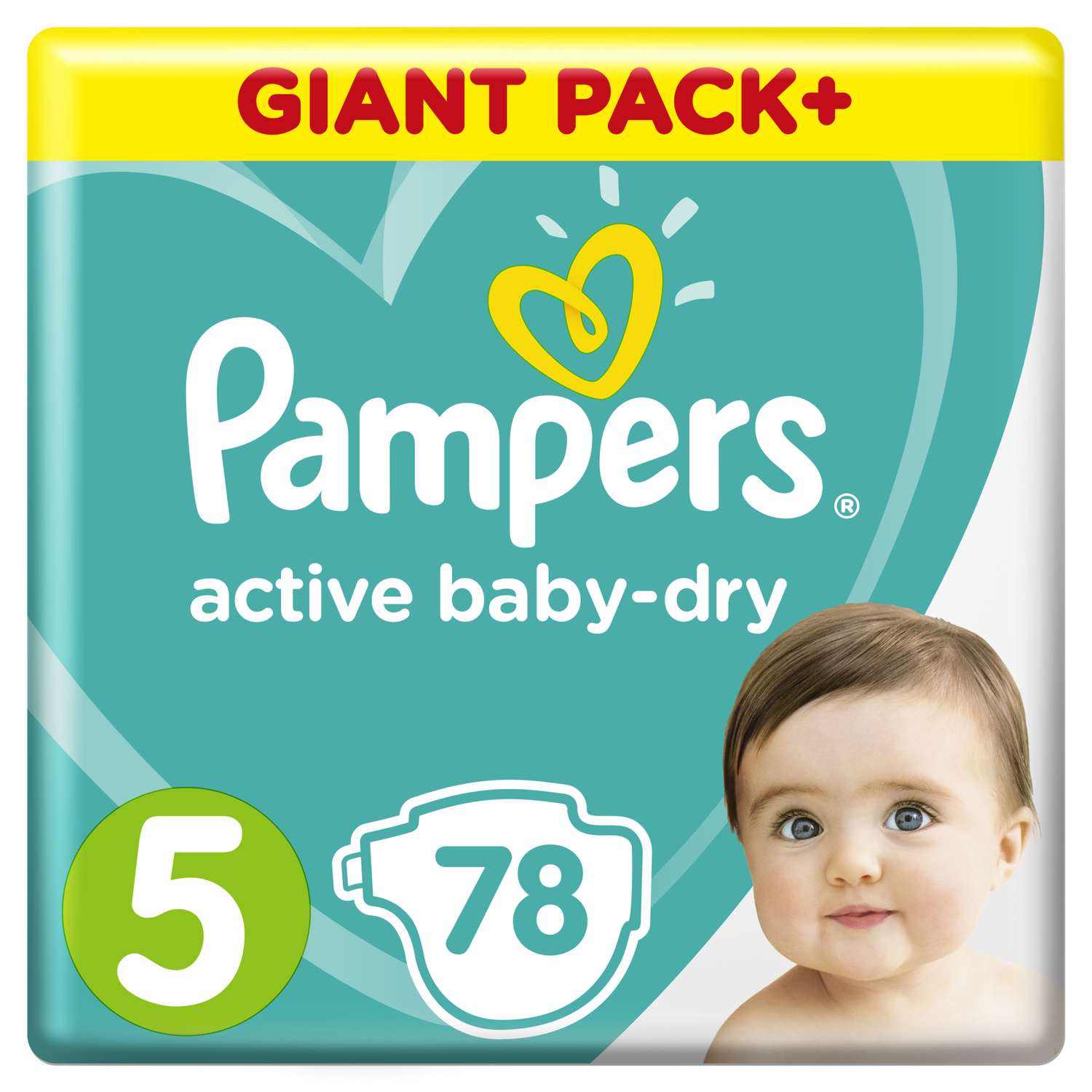 Подгузники Pampers Active Baby-Dry 5 (11-16 кг) 78 шт. - фото 1