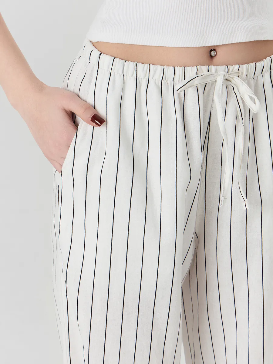 Брюки Mark Formelle (Марк Формэль) 532431/полоска на белом - фото 5