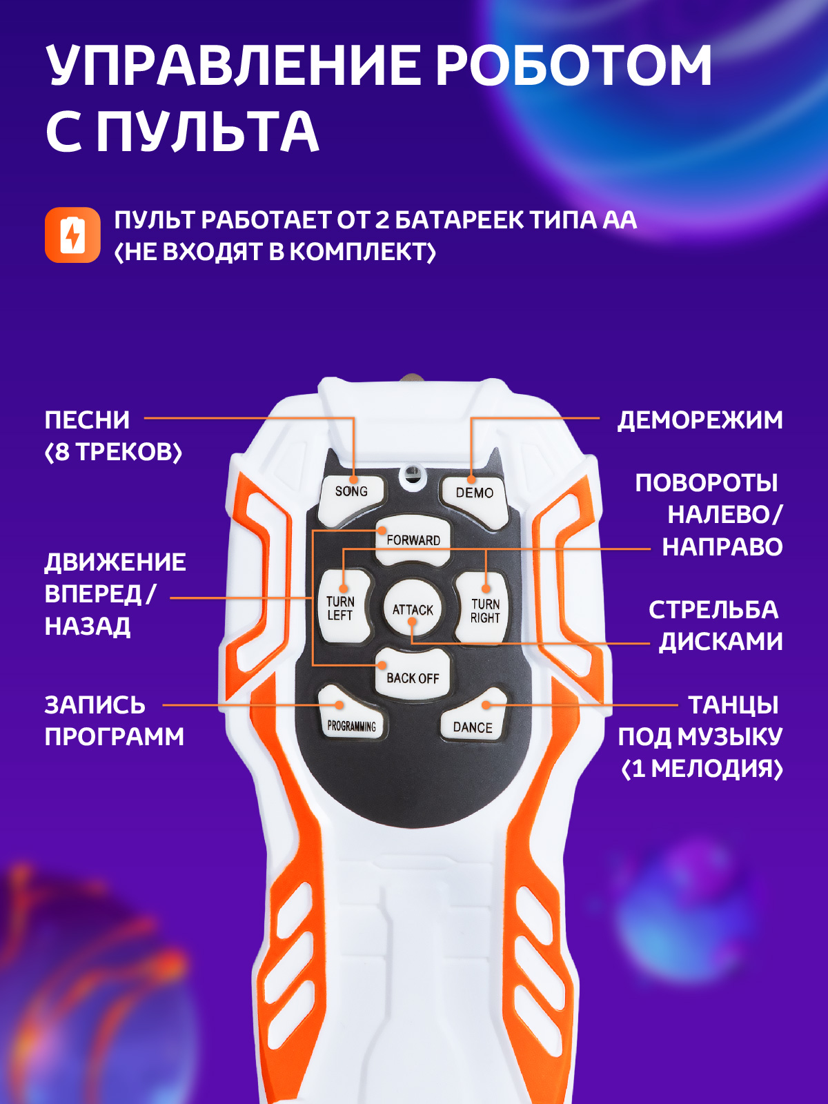 Робот РУ AUTODRIVE интерактивный - фото 5