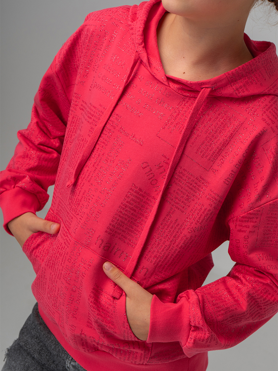 Худи BONITO KIDS SS6073фуксия - фото 6