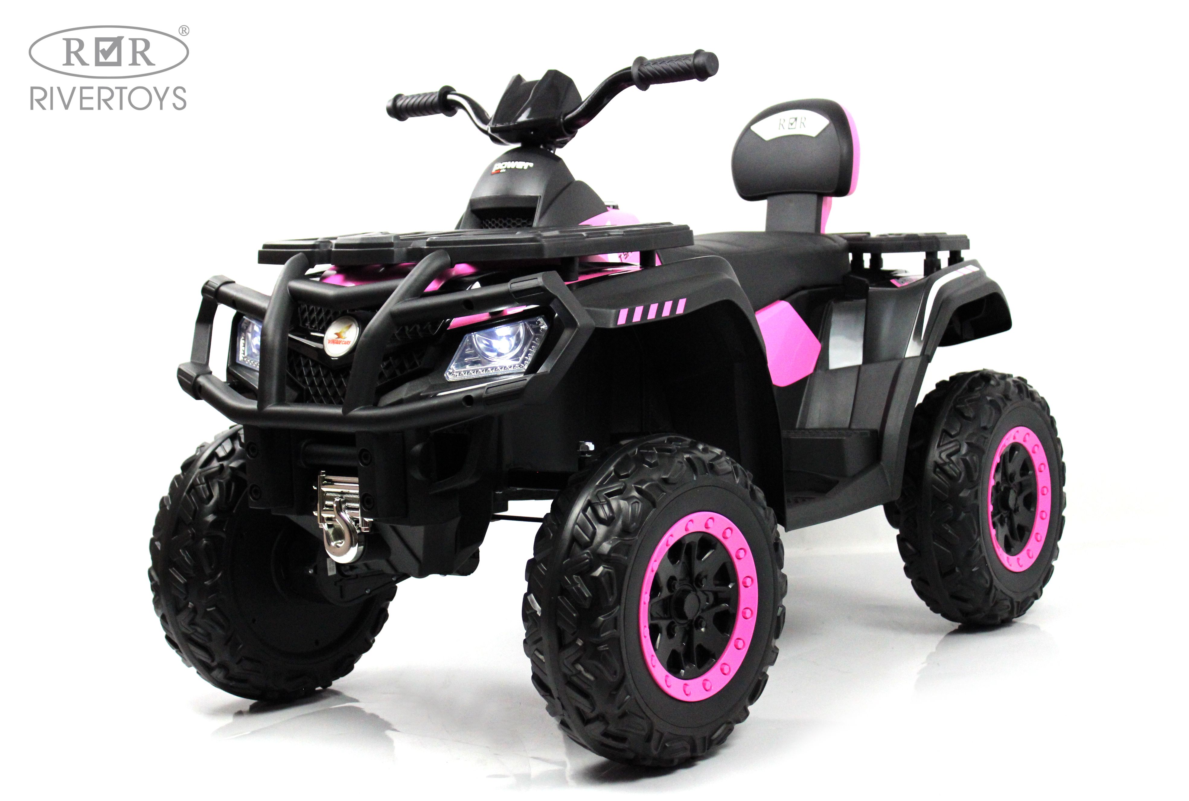Квадроцикл RIVERTOYS T001TT-PINK С пультом ДУ - фото 28