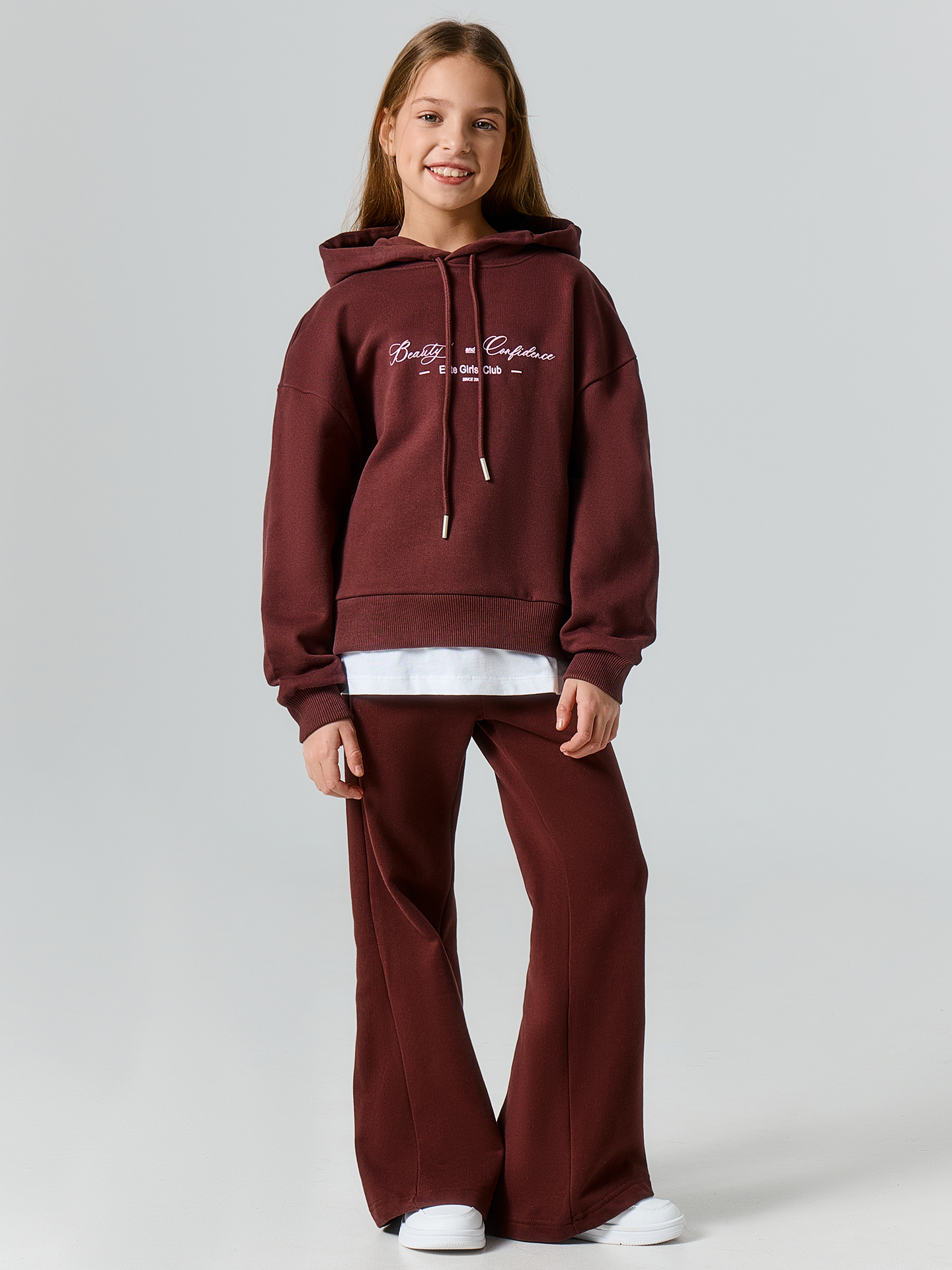 Худи Mark Formelle (Марк Формэль) 127986/коричневый +печать - фото 1