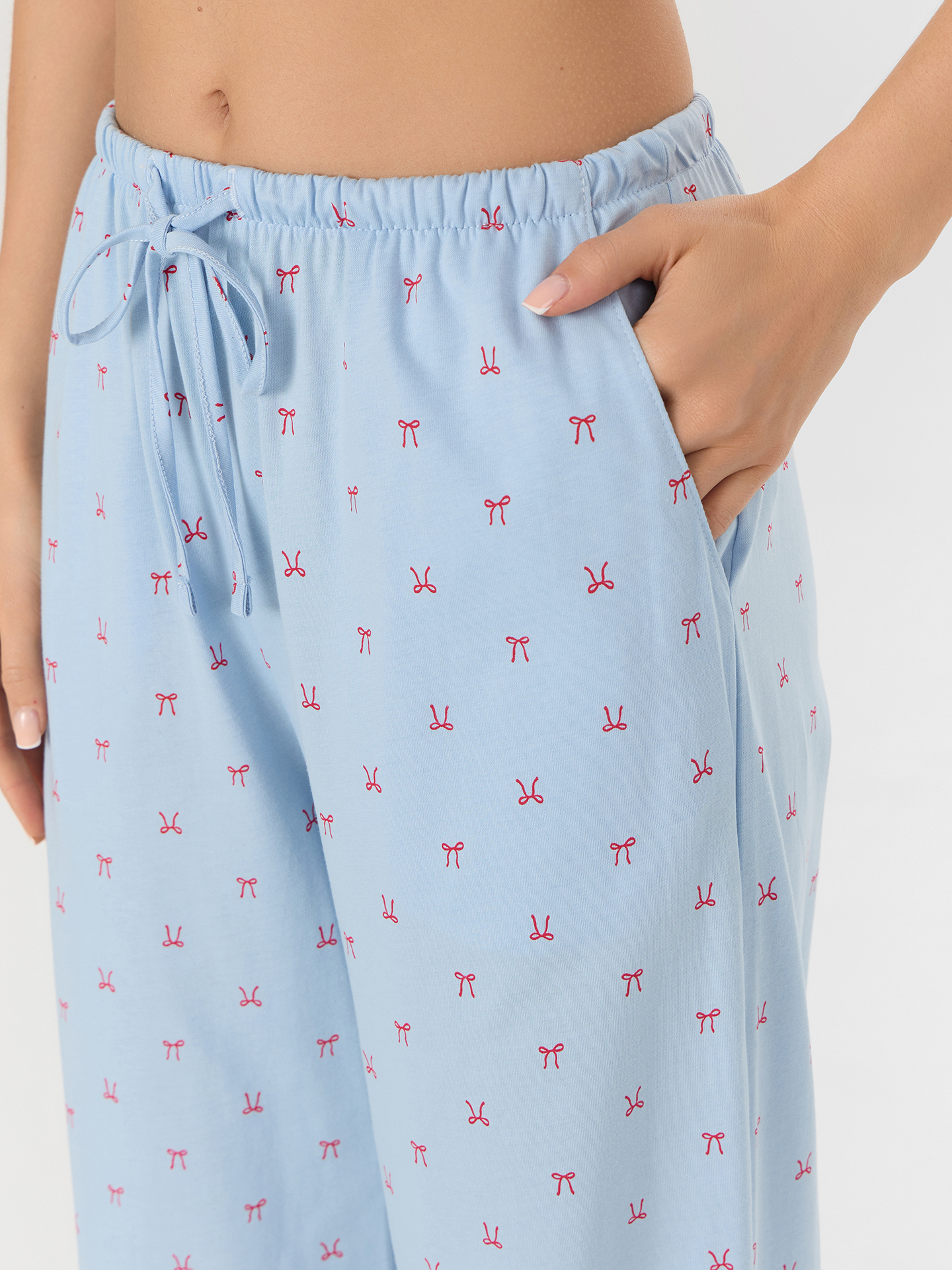 Брюки Mark Formelle (Марк Формэль) 532410/бантики на голубом - фото 4