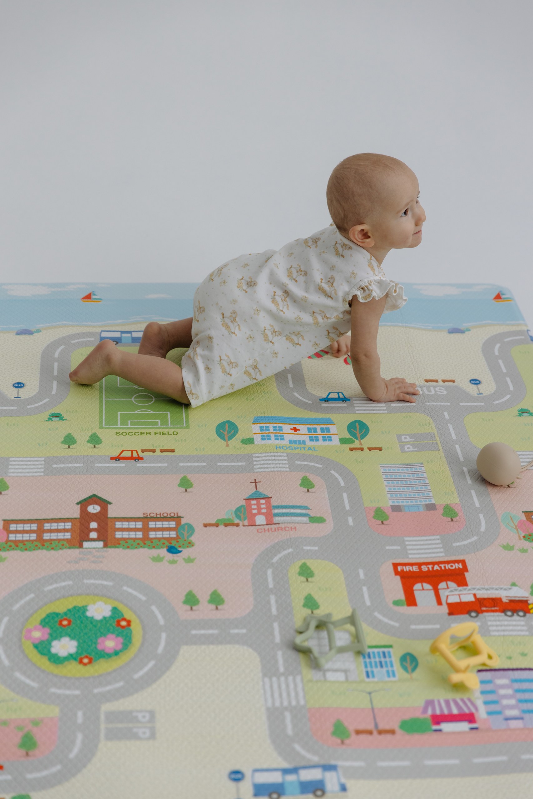 Ковёр Dfang Машинки и дороги 140 x 185 см - фото 11