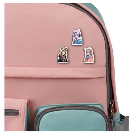 Значок Meshu Girls with ears 3 шт.