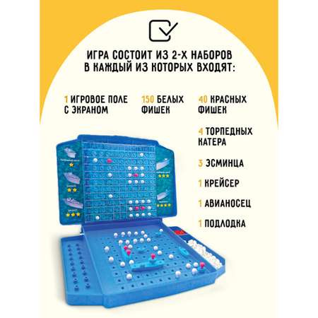 Настольная игра ТРИ СОВЫ Морской бой