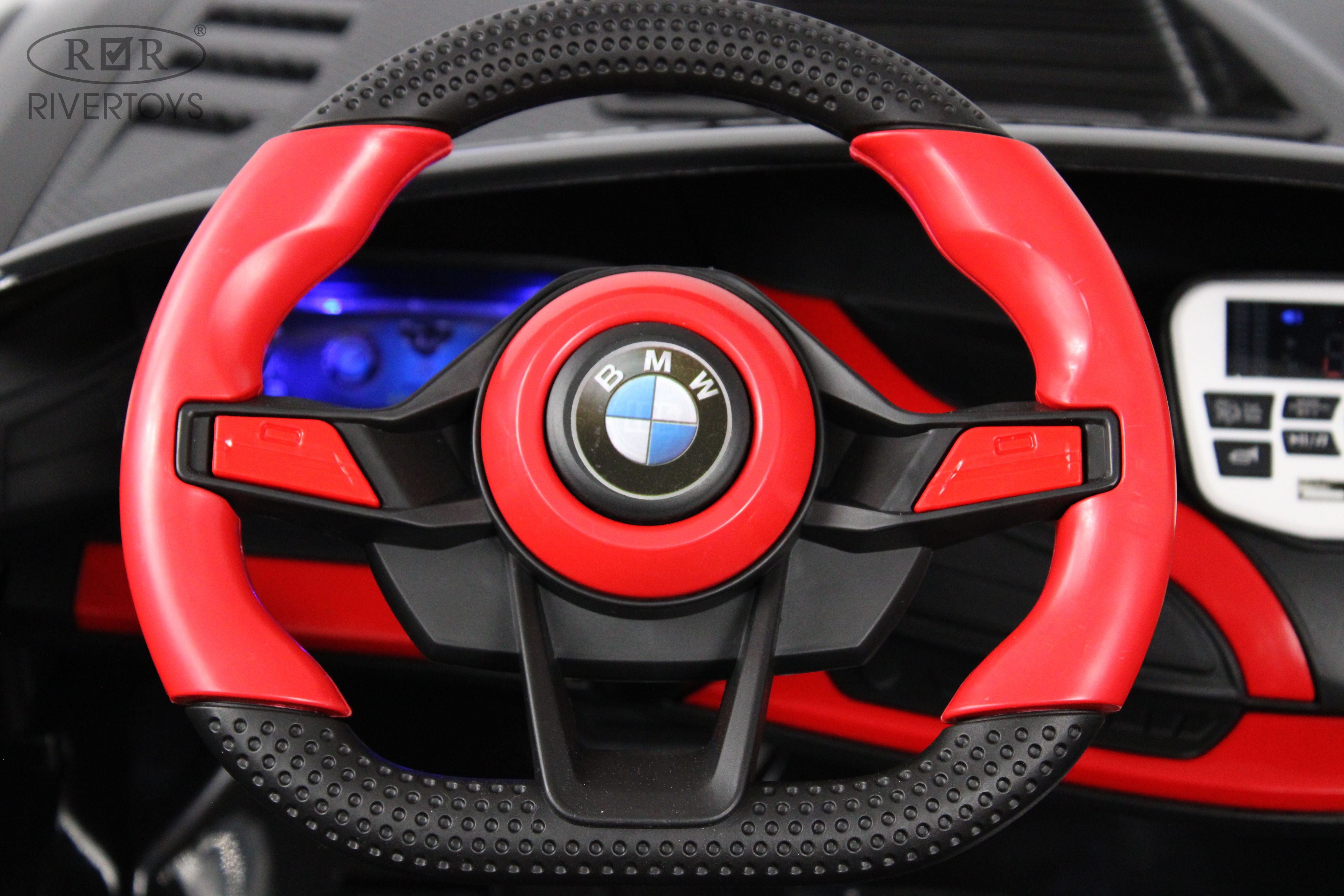 Электромобиль RIVERTOYS BMW G007GG-BLACK С пультом ДУ - фото 28
