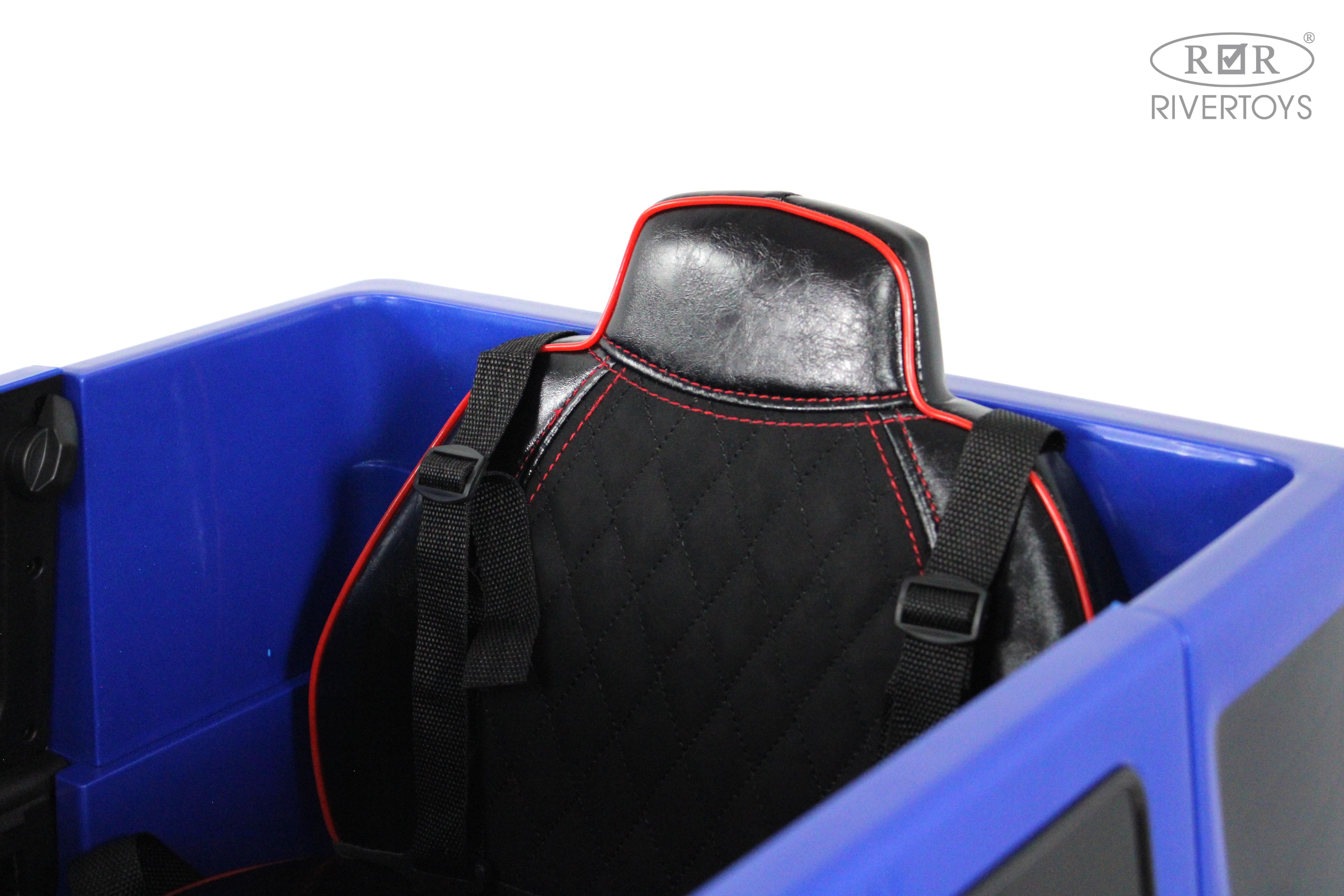 Электромобиль RIVERTOYS Mercedes Z999ZZ-BLUE С пультом ДУ - фото 11