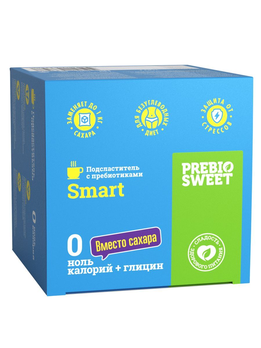 Сахарозаменитель Смарт Prebiosweet Smart в саше стиках 100 шт - фото 9