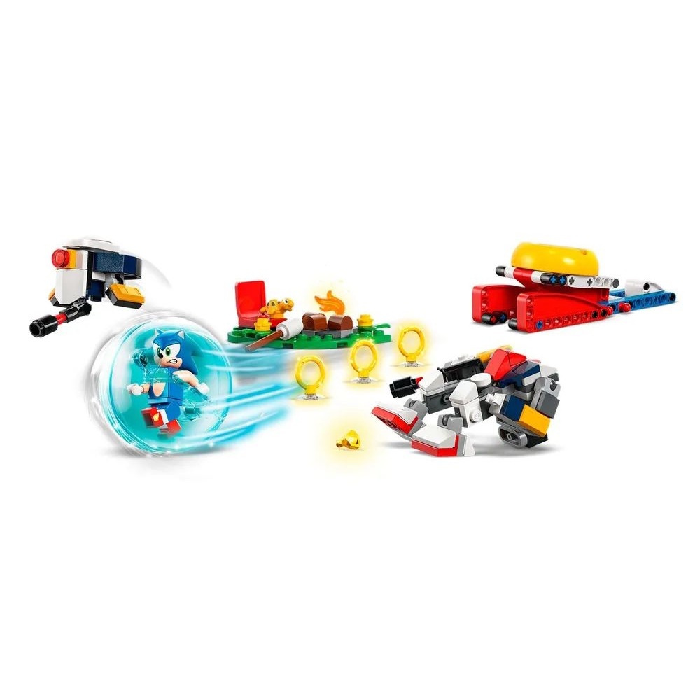 Конструктор LEGO Sonic the Hedgehog Столкновение Соника у костра 177 дет. - фото 3