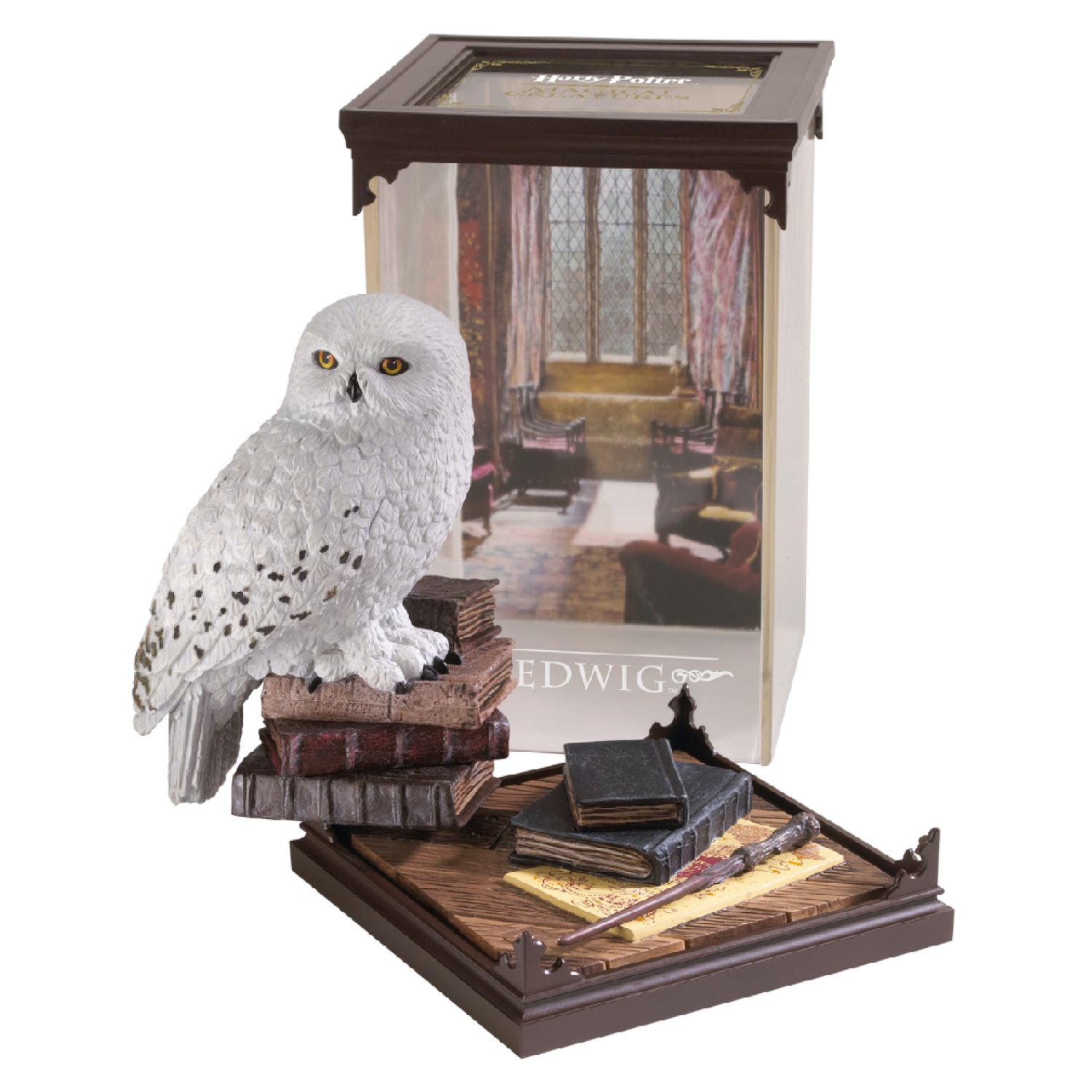 Фигурка Harry Potter Сова Букля 18 см - в футляре - фото 1
