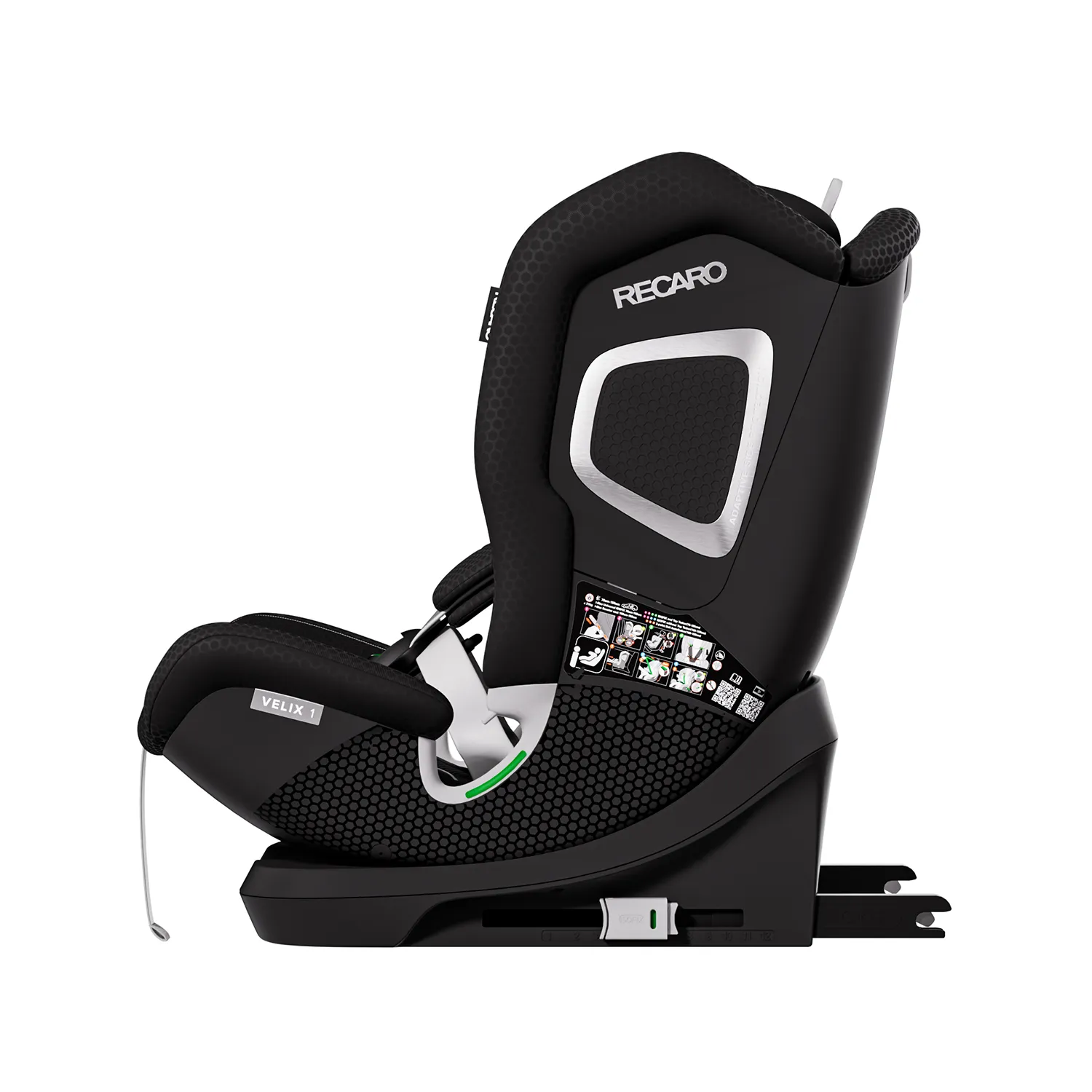 Автокресло Recaro Velix 1 Isofix 1/2/3 (9-36 кг) черный - фото 7