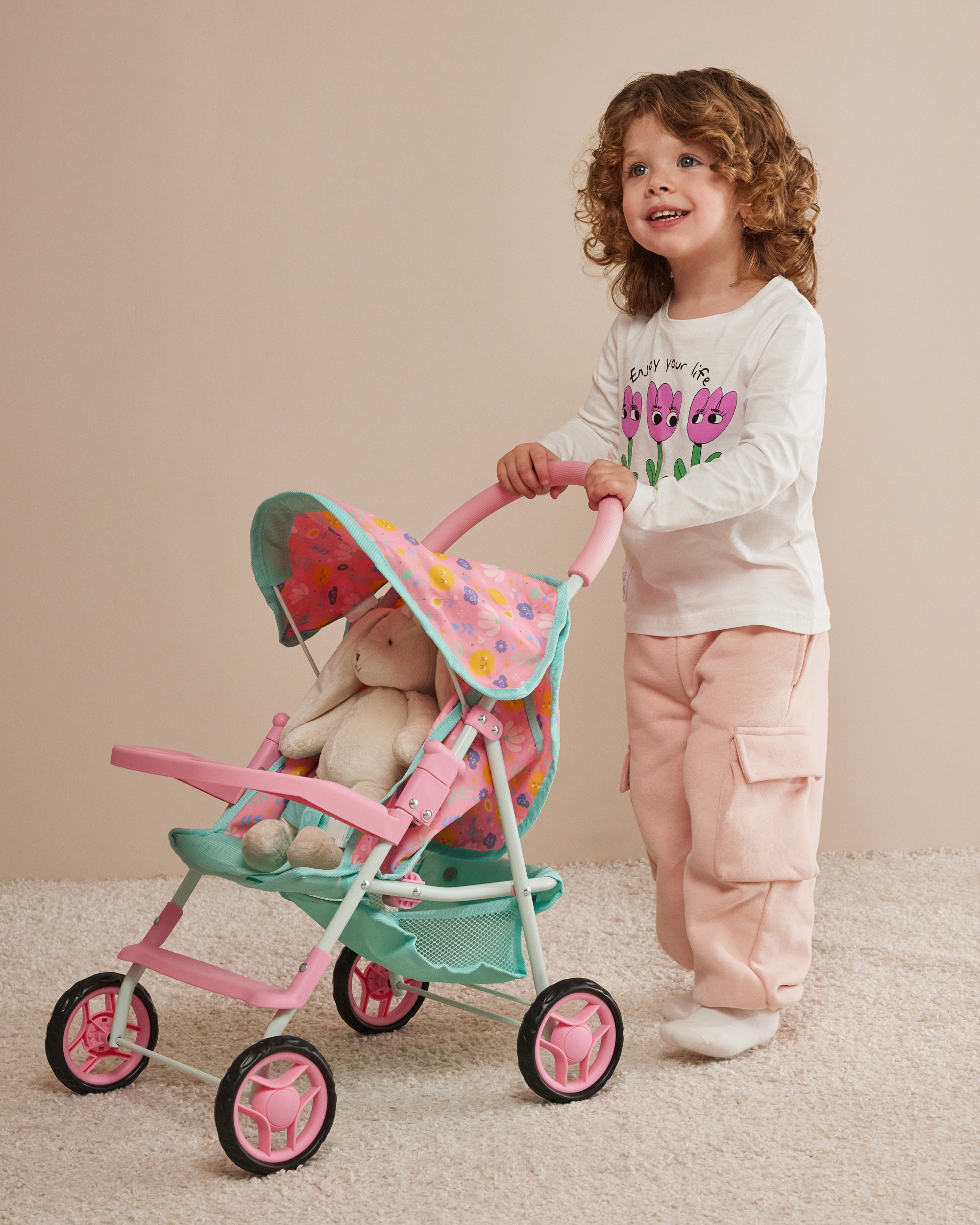 Прогулочная коляска для кукол Demi Star 9617 Seasons - фото 2