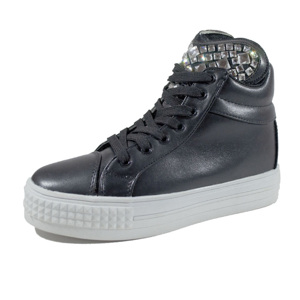 Кеды Europen T-69-SV EUROPEN Кеды для девочки,черный - фото 1