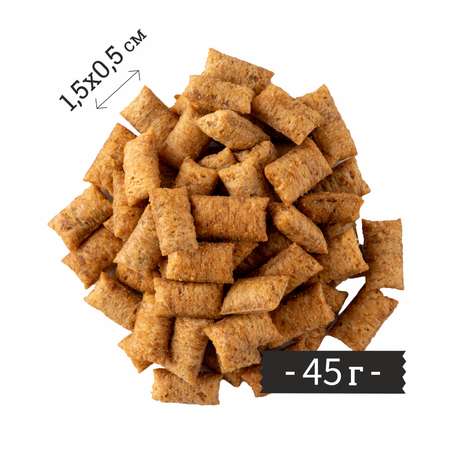 Лакомства для кошек LIGHT BITES 45г Подушечки с пюре из говядины LB026