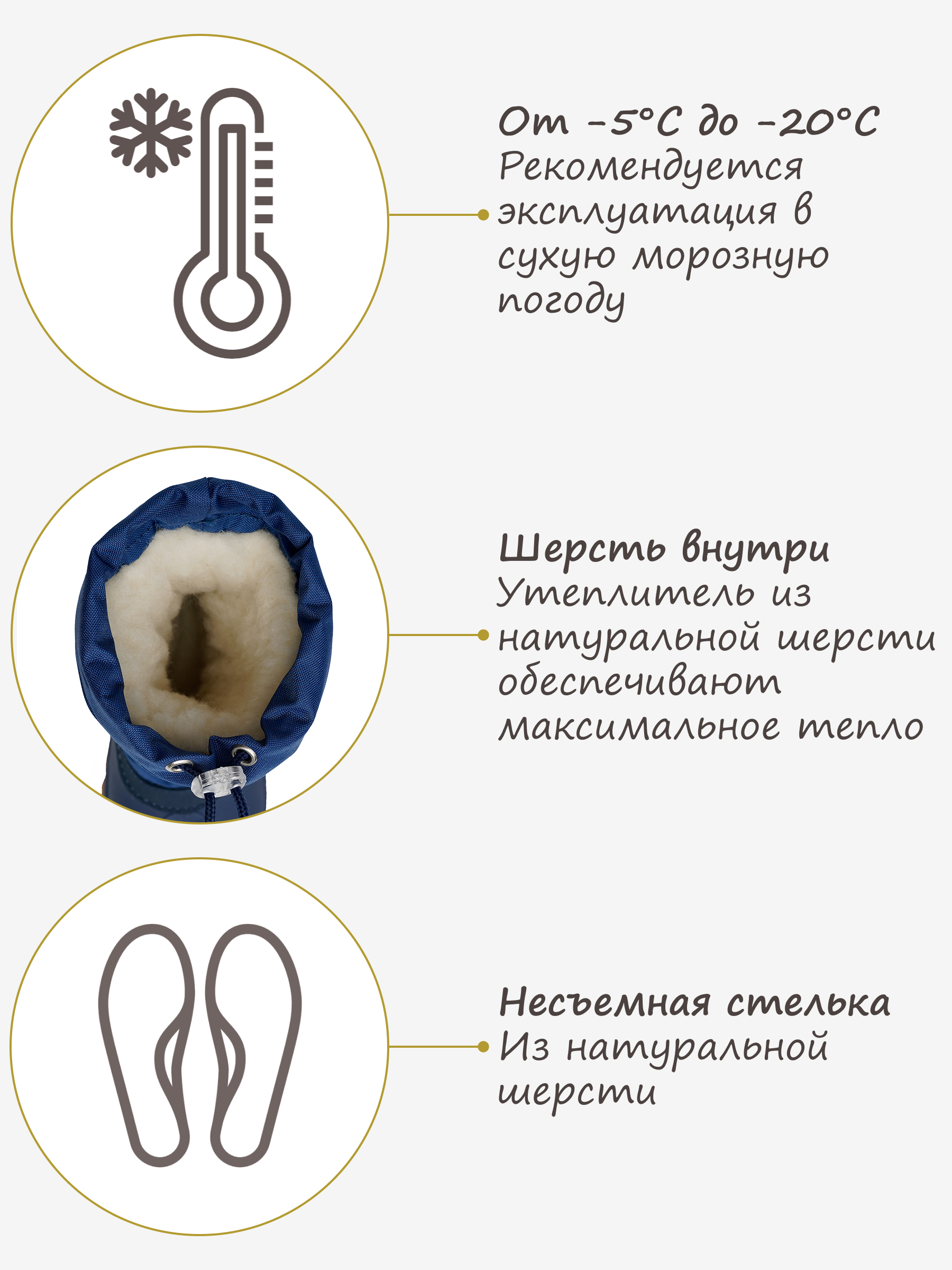 Сноубутсы GUSTI F09768AGUSB0319800 - фото 4